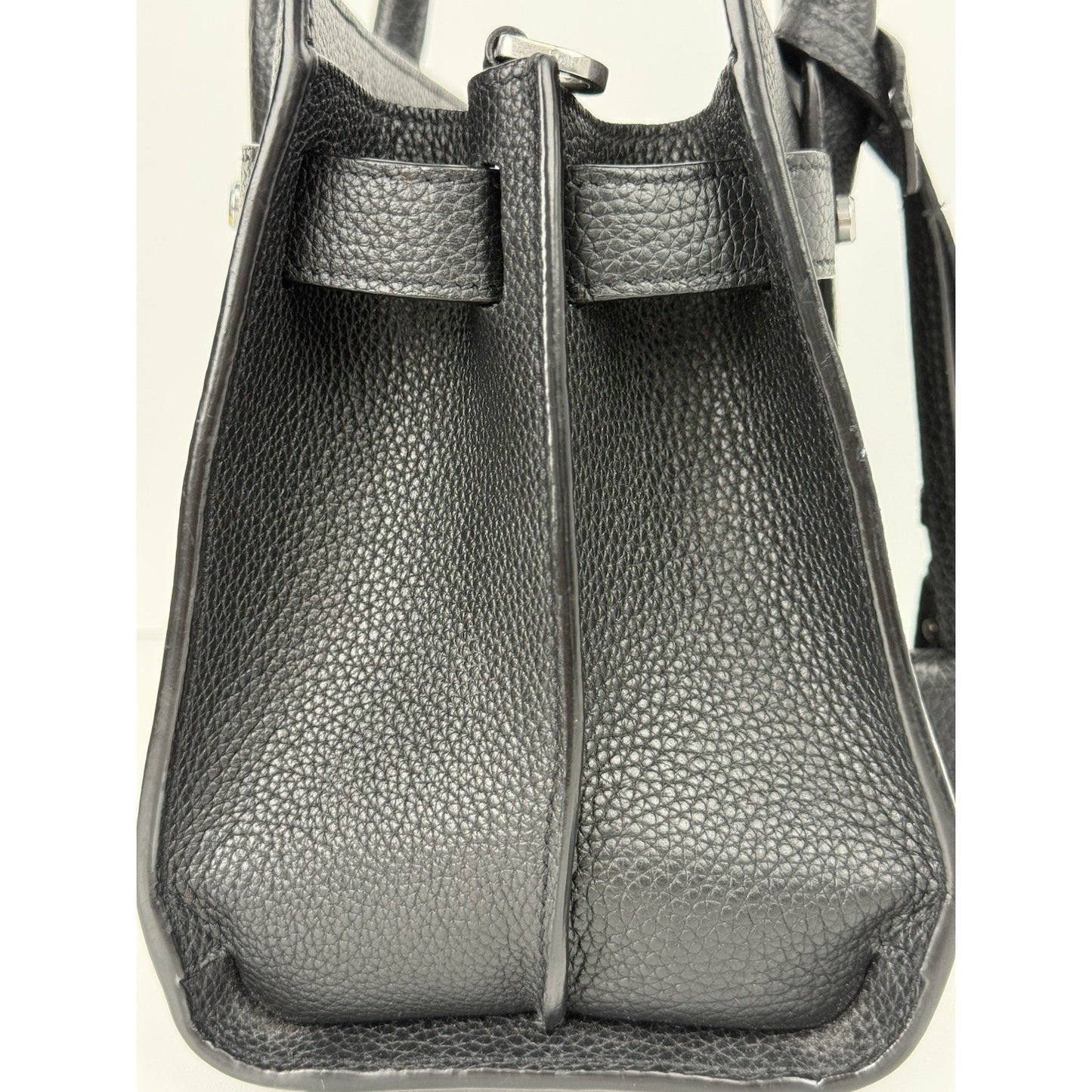 Saint Laurent Black Leather Sac De Jour Mini