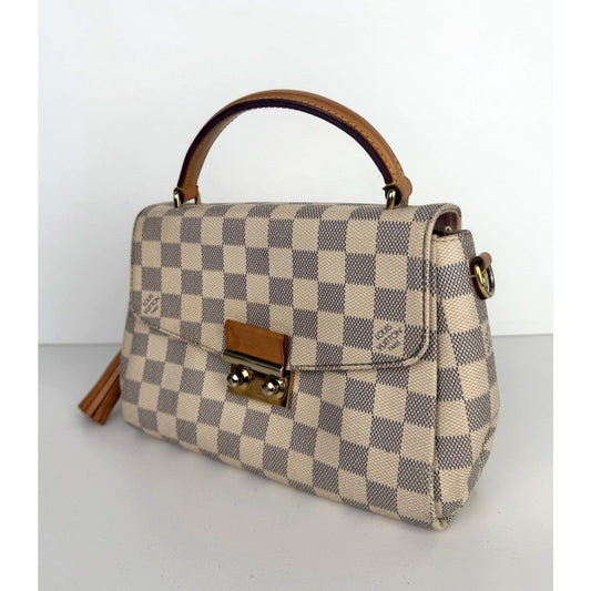 Louis Vuitton Croisette Shoulder Bag in Damier Azur Coated Canvas 2016 S-03