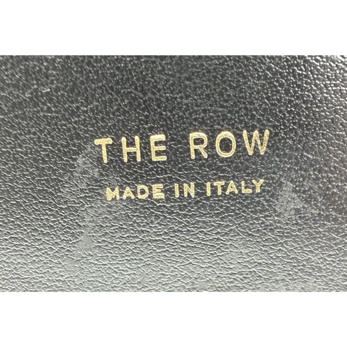 The Row Black Leather Minaudiere Women Clutch B4