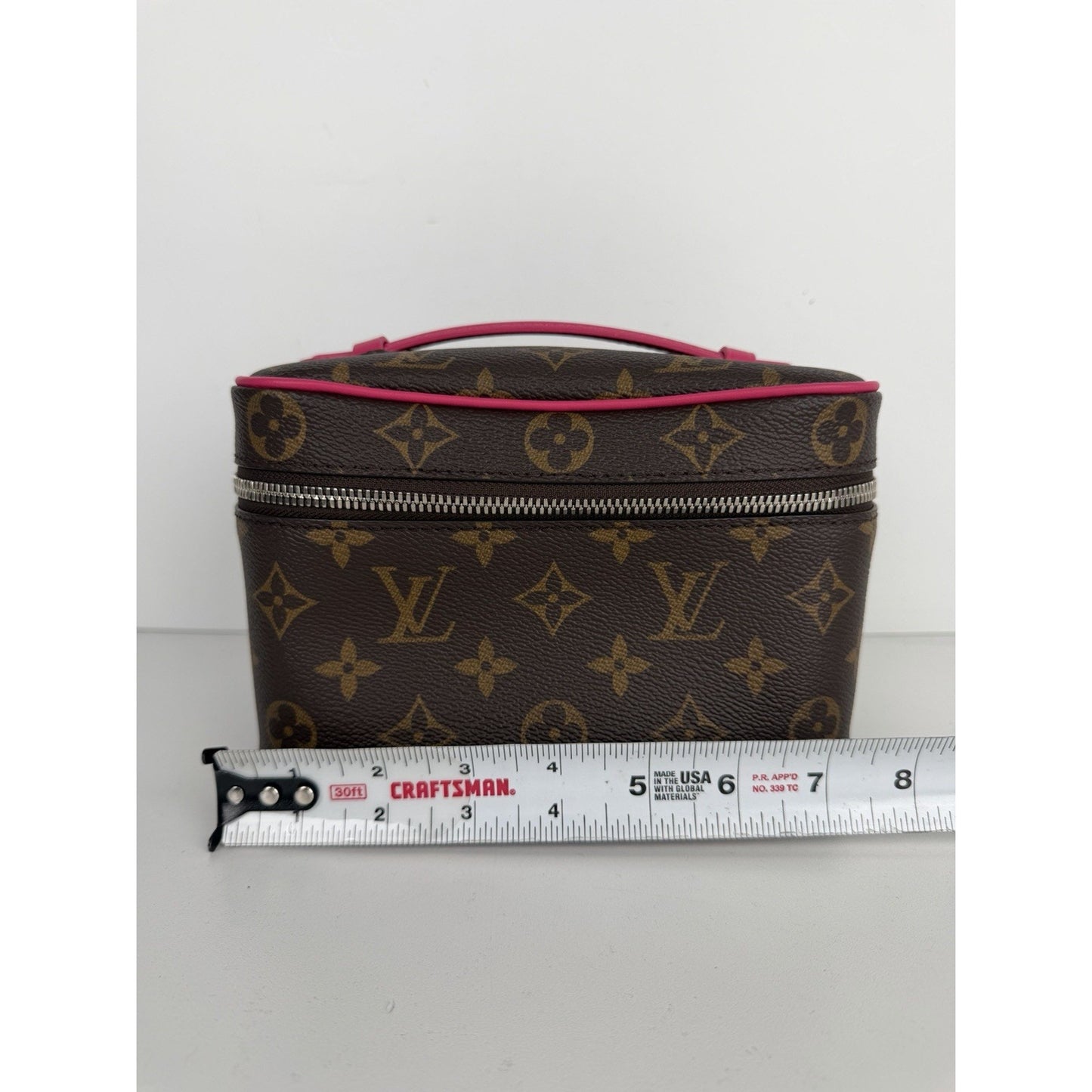 Louis Vuitton Nice Mini Vanity Case in Brown LV Monogram Coated Canvas NFC S-06