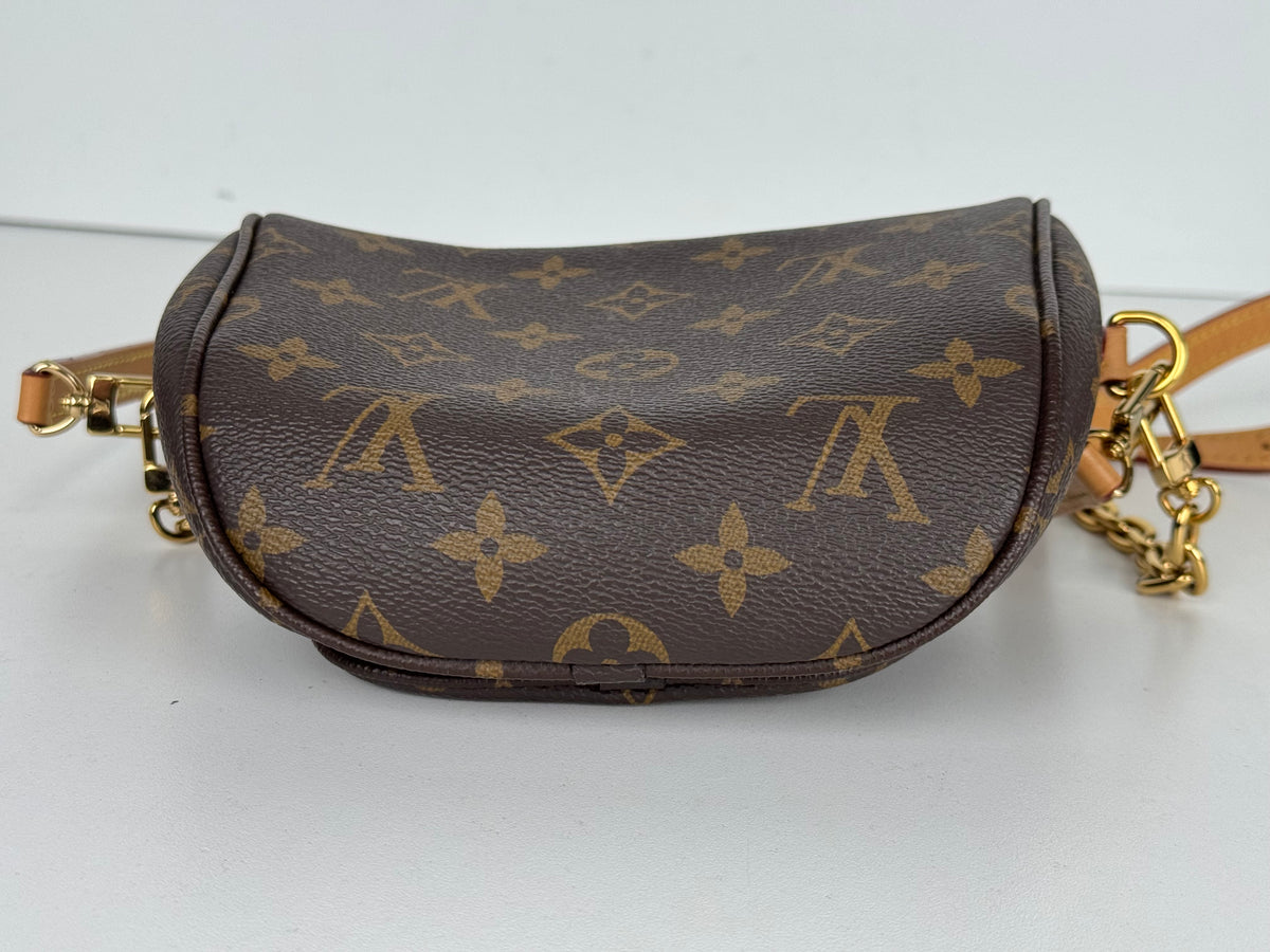 Louis Vuitton Mini Bumbag in LV Monogram Coated Canvas NFC YC2