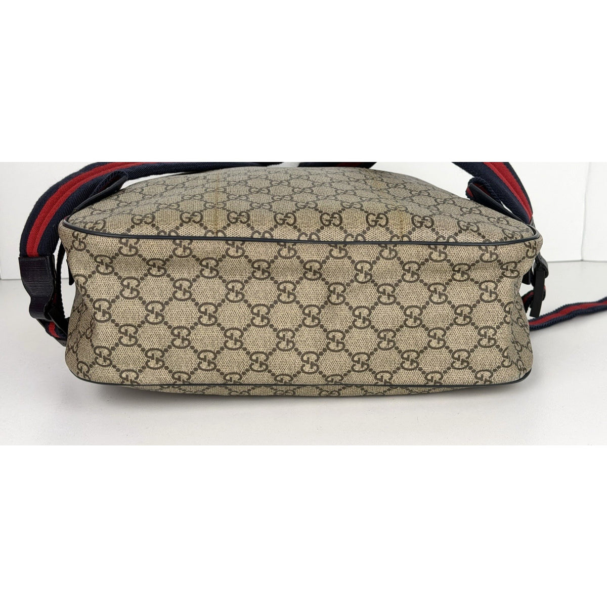 Gucci Animalium Children's Backpack in Brown GG Supreme Monogram Coated Canvas S