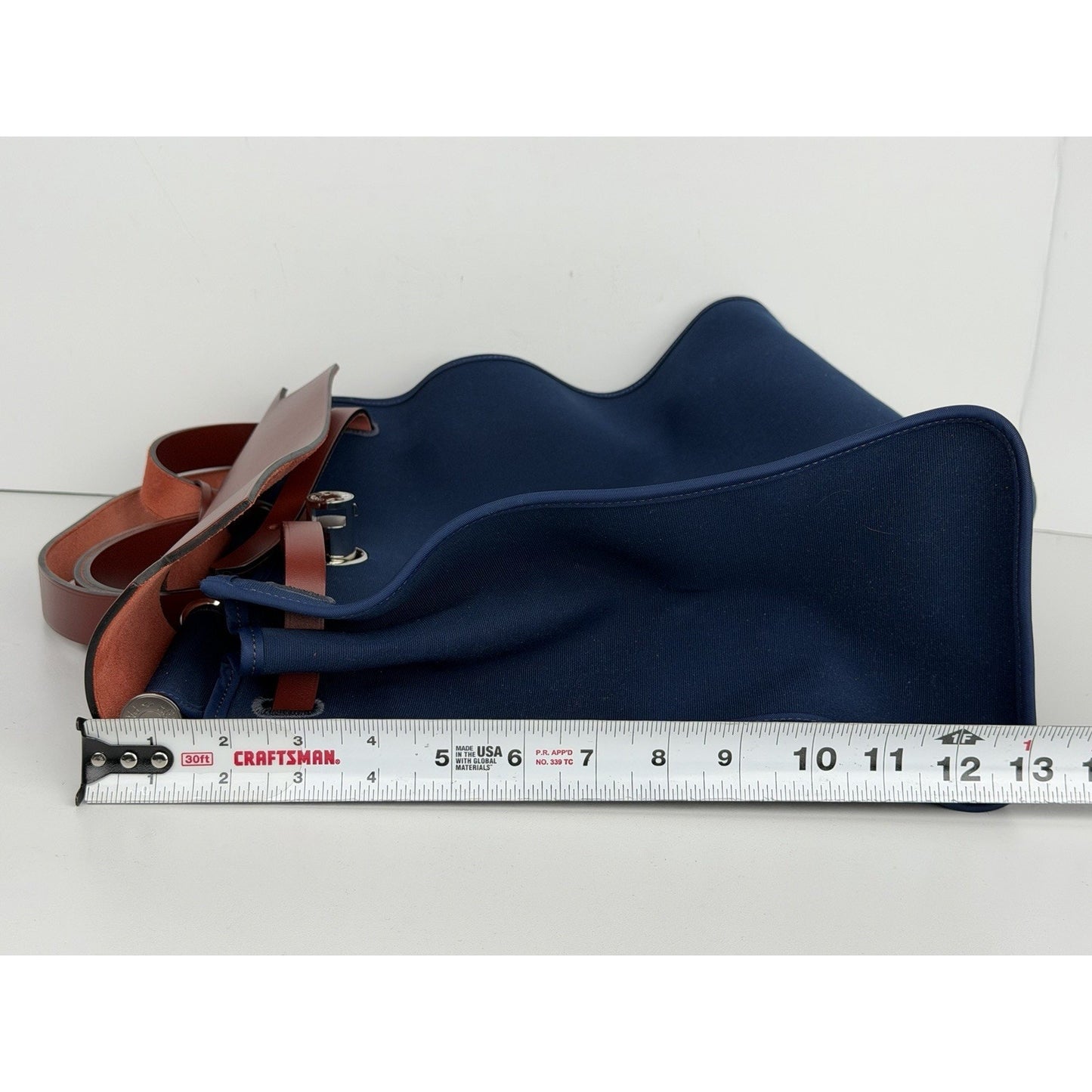 Hermes Herbag Zip 39 MM Toile Vache Hunter Navy Canvas and Leather Trim 2015 D6