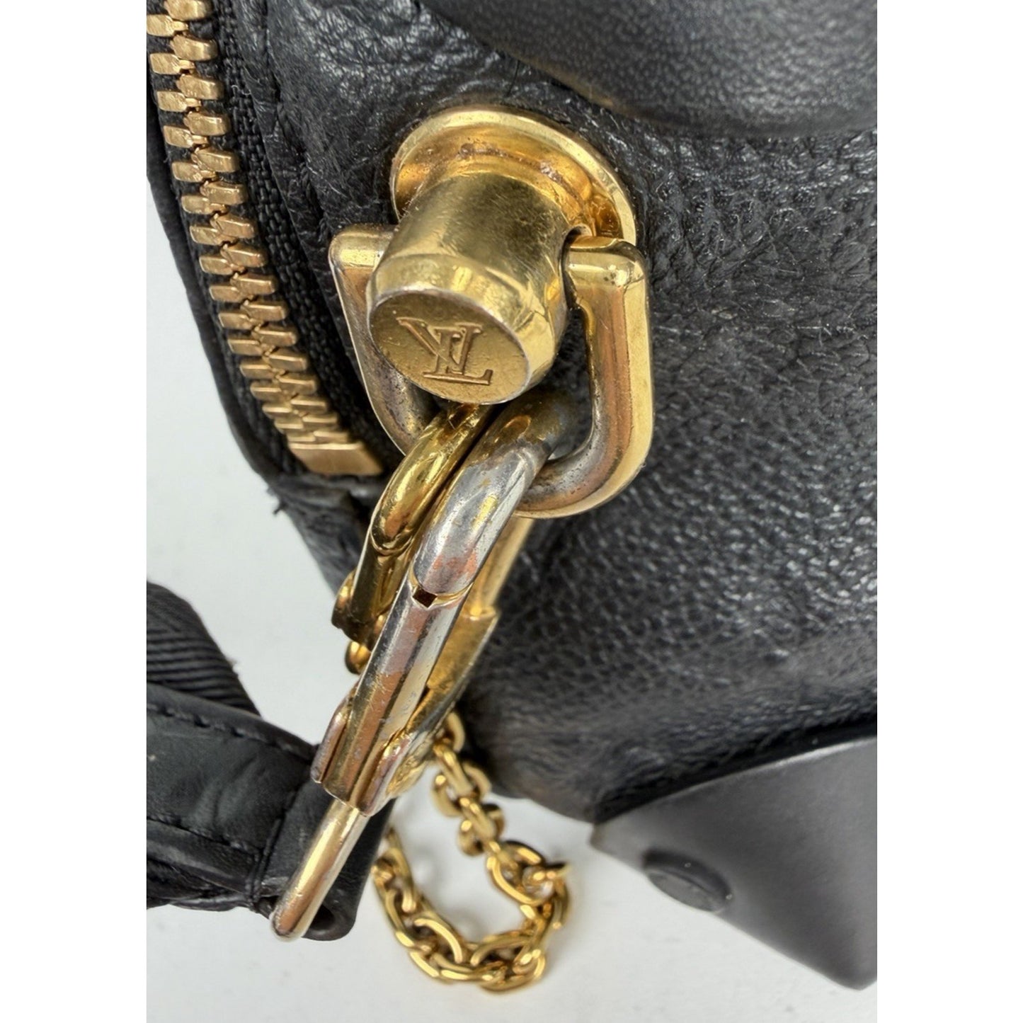 Louis Vuitton Petite Malle Souple Handbag Black Empreinte Leather 2020 S18