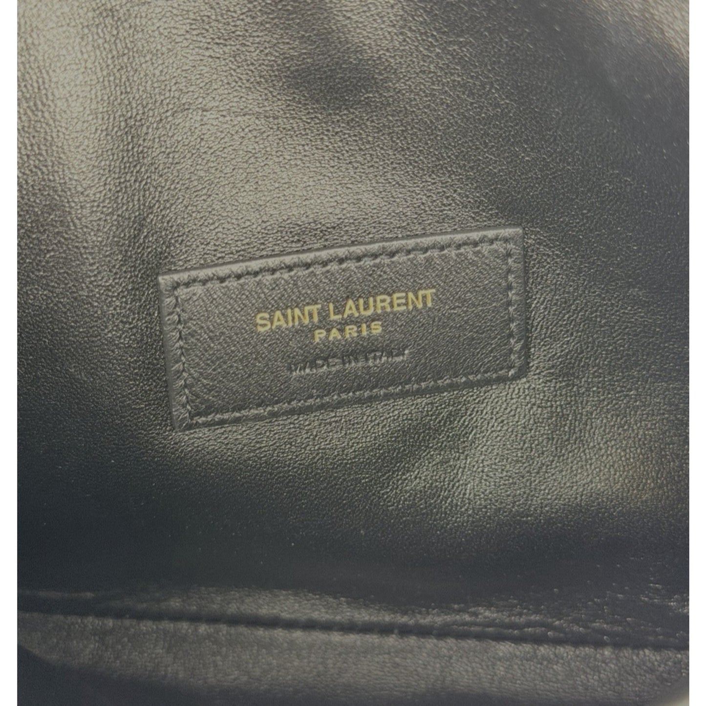Saint Laurent Gaby Mini Bag Diamond-Quilted Leather Crossbody in Burgundy S07