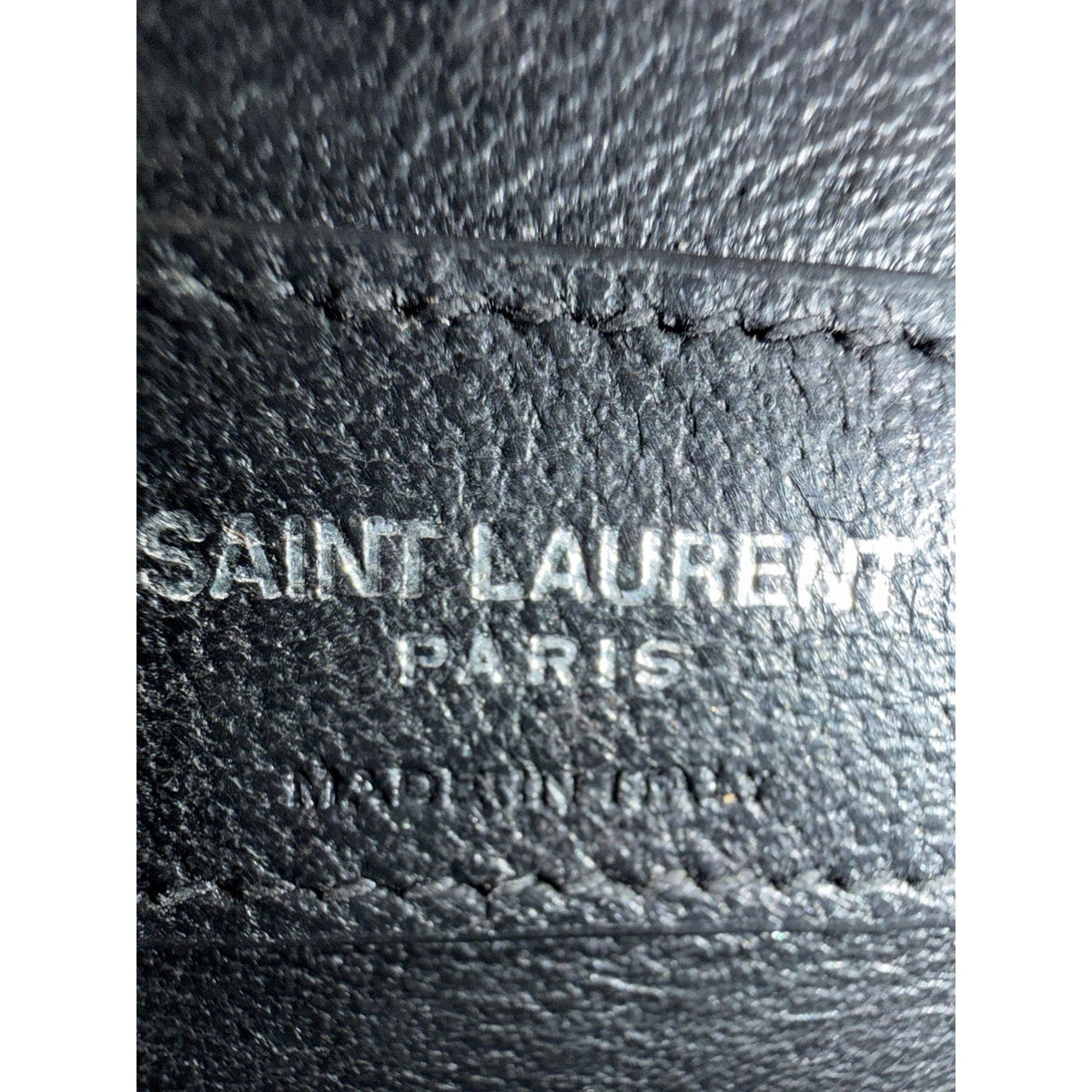 Saint Laurent Kate Monogram Tassel Bag Small Dusty Pink Croc-Embossed Leather S4