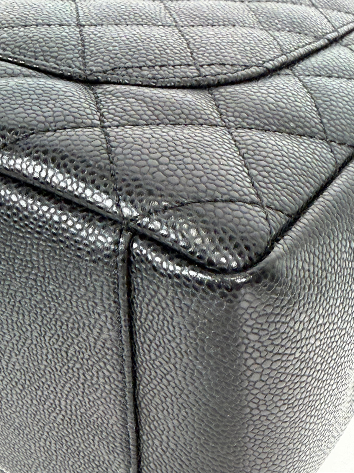 Chanel Grand Shopping Tote Bag in Black Caviar Leather 2010-2011 YF5