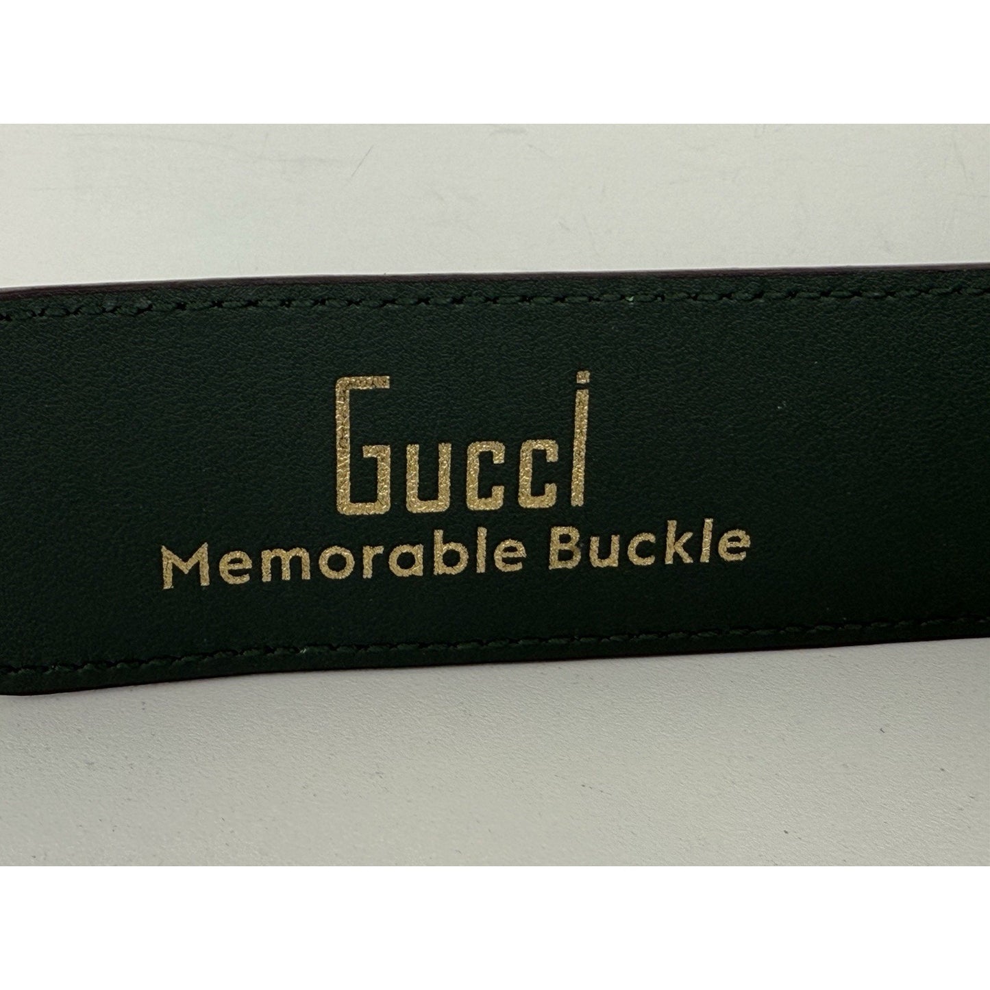 Gucci Double G Memorable Buckle Belt Pink and Green with Gold Hardware