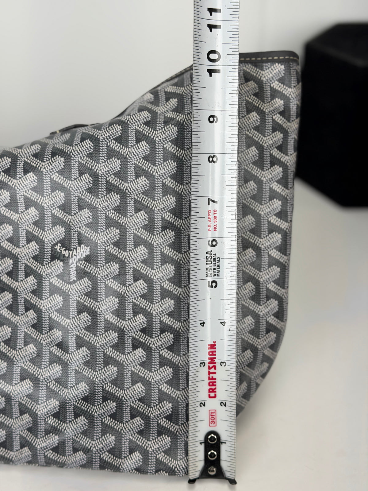 Goyard Saint Louis PM Tote Bag in Gray Goyardine Coated Canvas YD-6