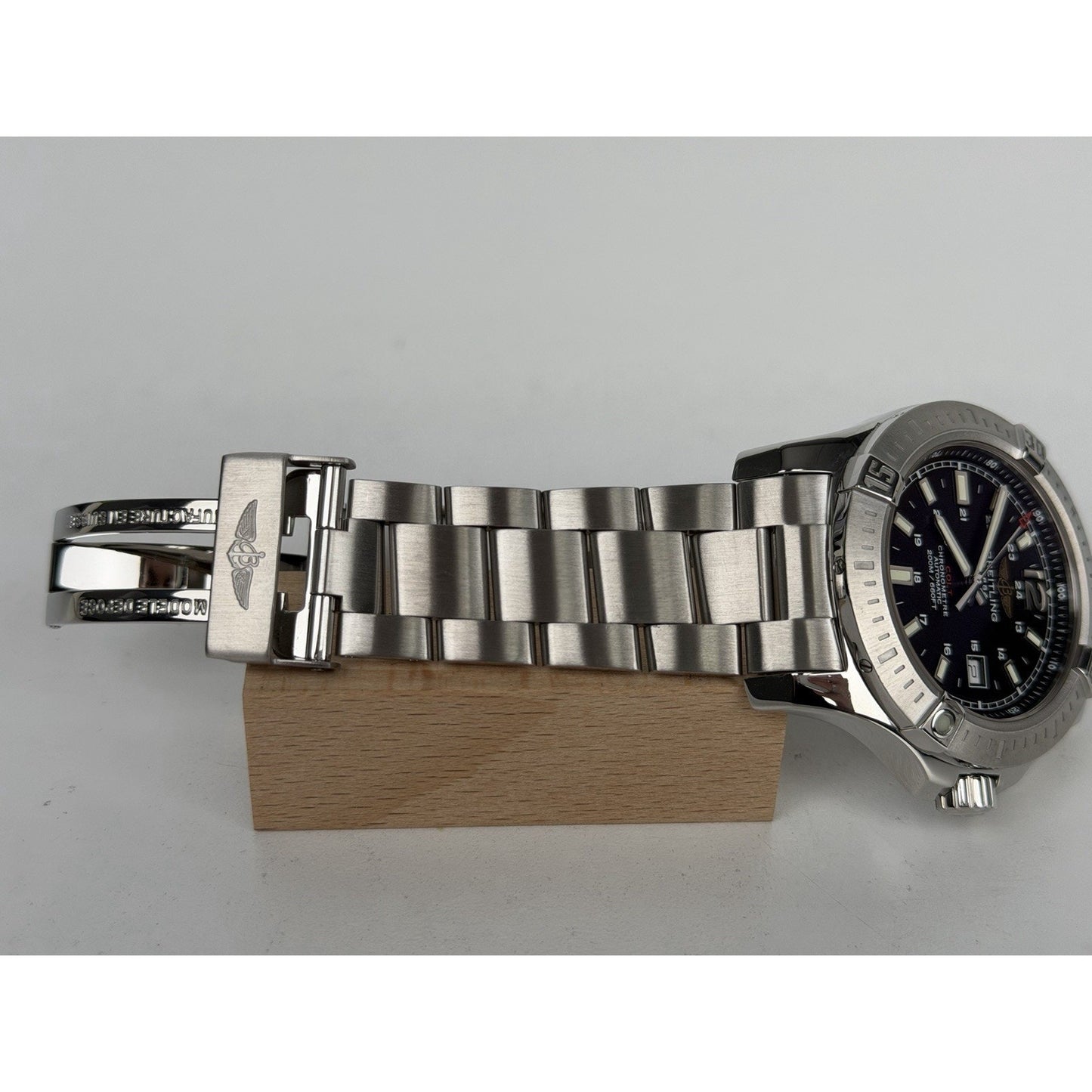 Breitling Colt Automatic 44mm Watch A1738811/BD44 Black Dial And Stainless Steel