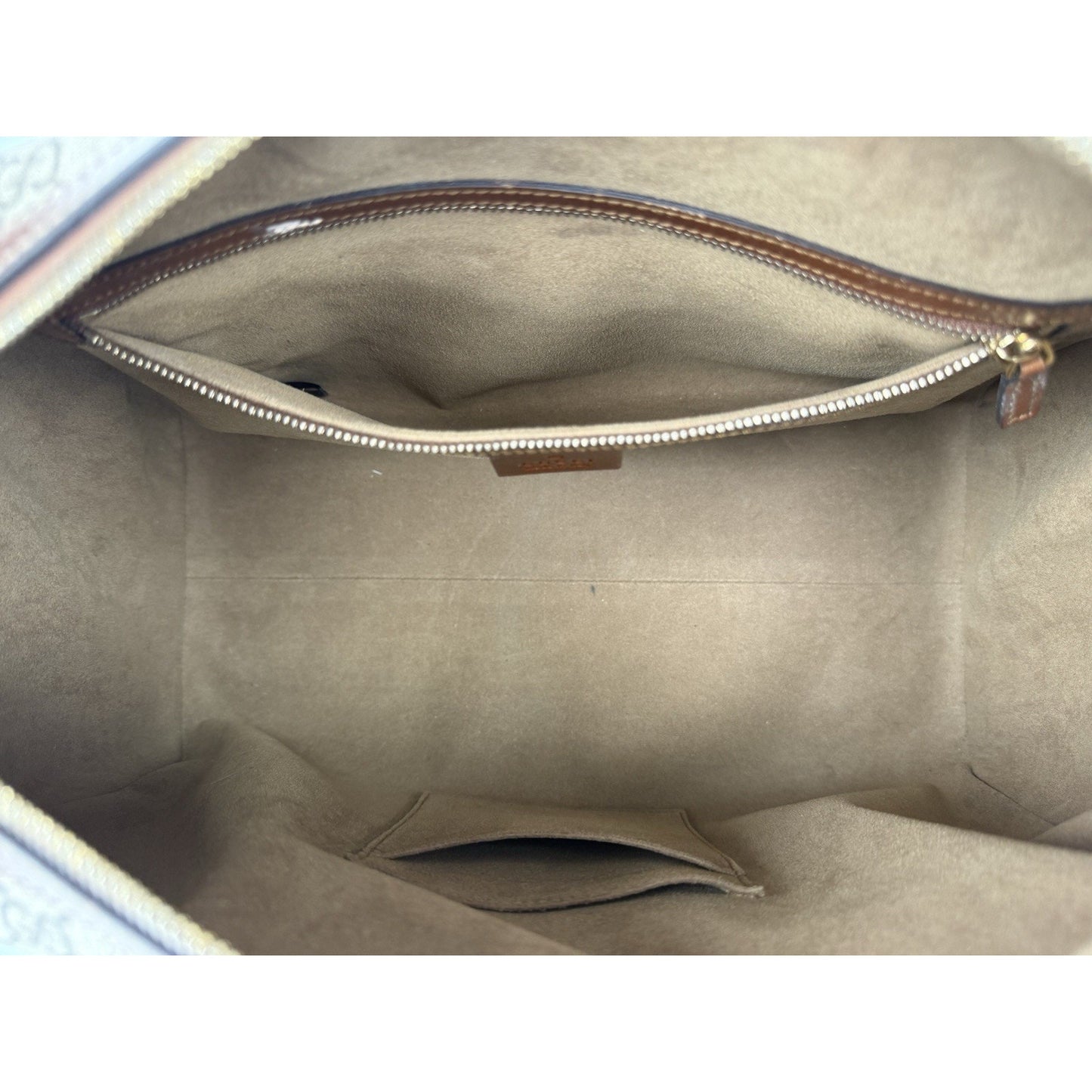 Gucci GG Supreme Brown Canvas Monogram Boston Bag