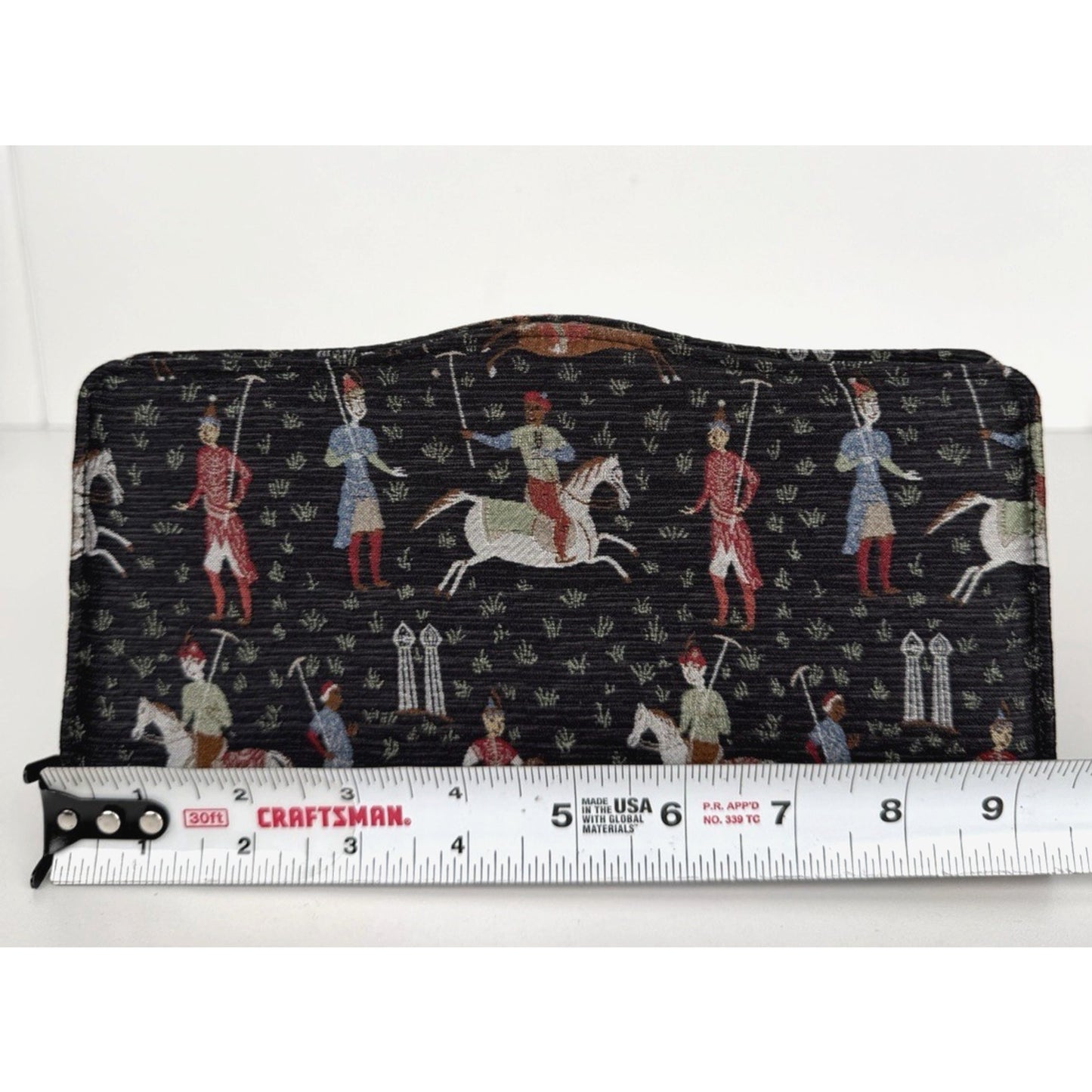 Gucci Equestrian Print Canvas Clutch Bag Pouch Case in Gray for Women S