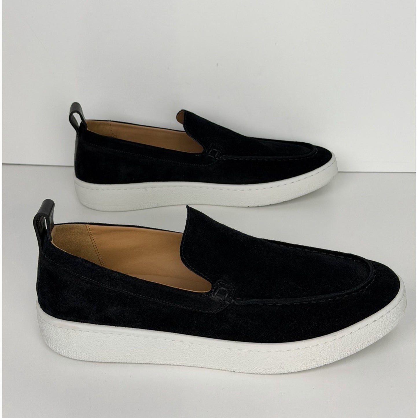 Lanvin Cruiser Suede Moccasin Loafers in Black 46EU (12 US Men)