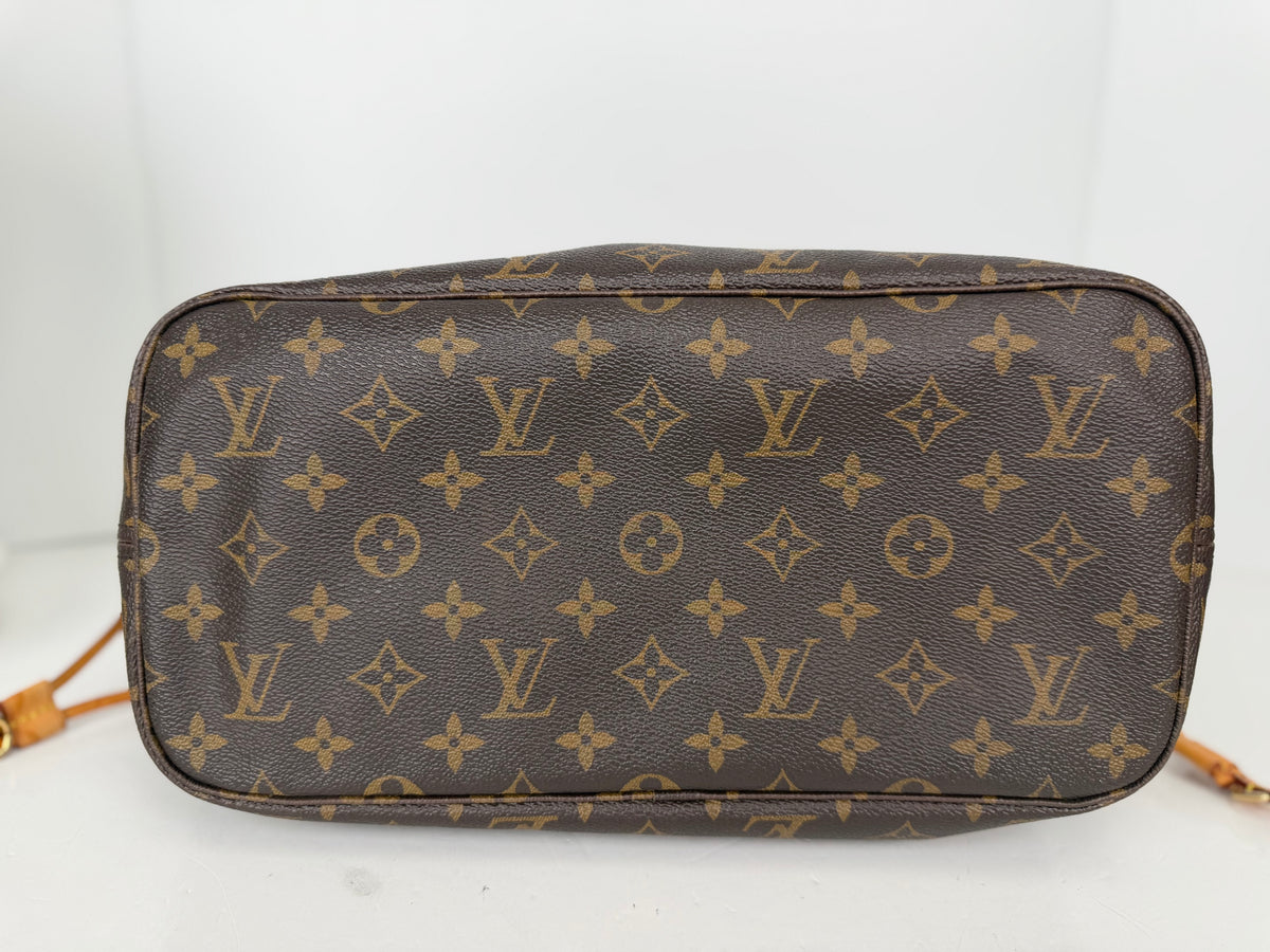 Louis Vuitton Neverfull MM Bag in Brown LV Monogram Coated Canvas 2012 YS