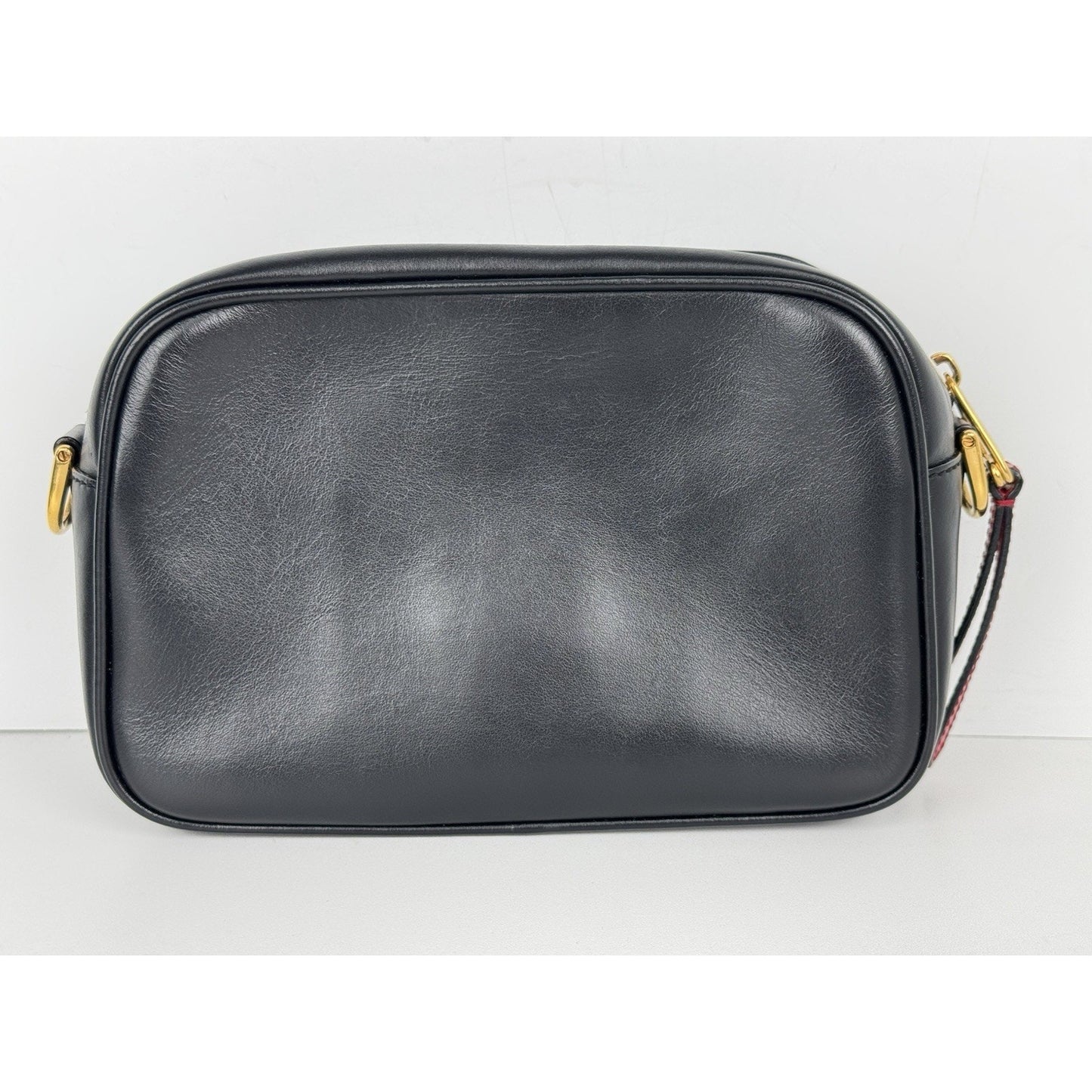 FENDI Vitello Century Bi-Color FF 1974 Embossed Mini Camera Case Maya B-9