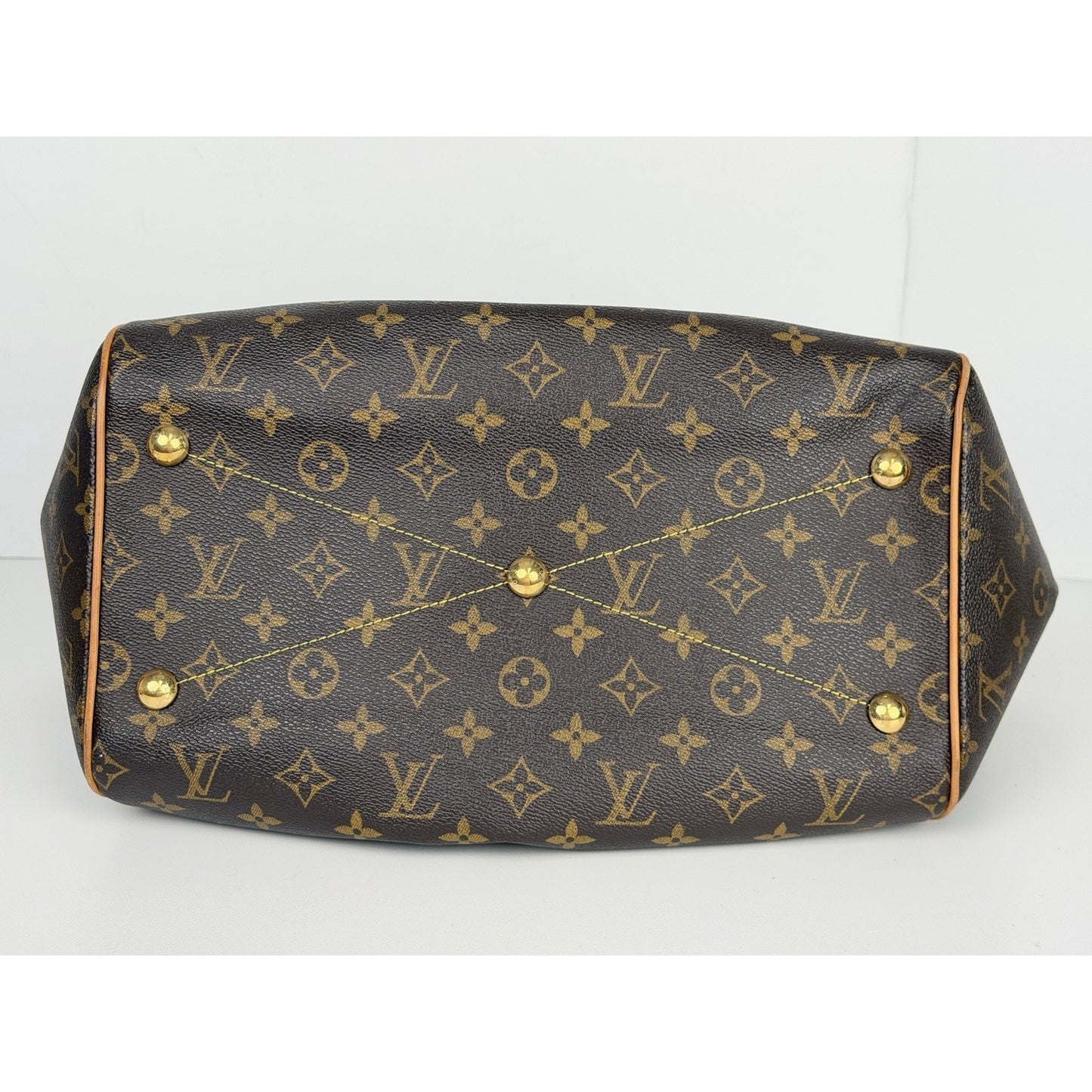 Louis Vuitton Monogram Tivoli GM Handbag in Brown Monogram Coated Canvas 2009