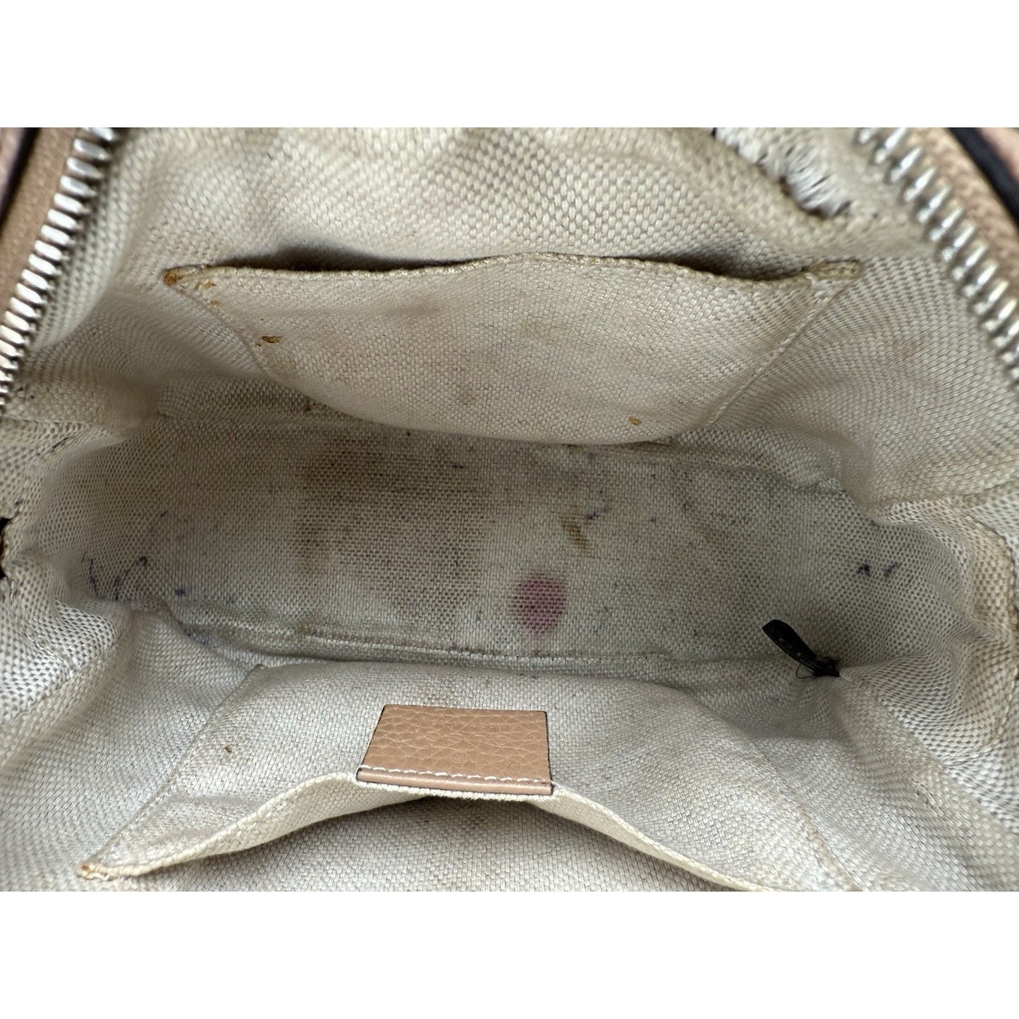 Gucci Soho Disco Shoulder Bag Beige