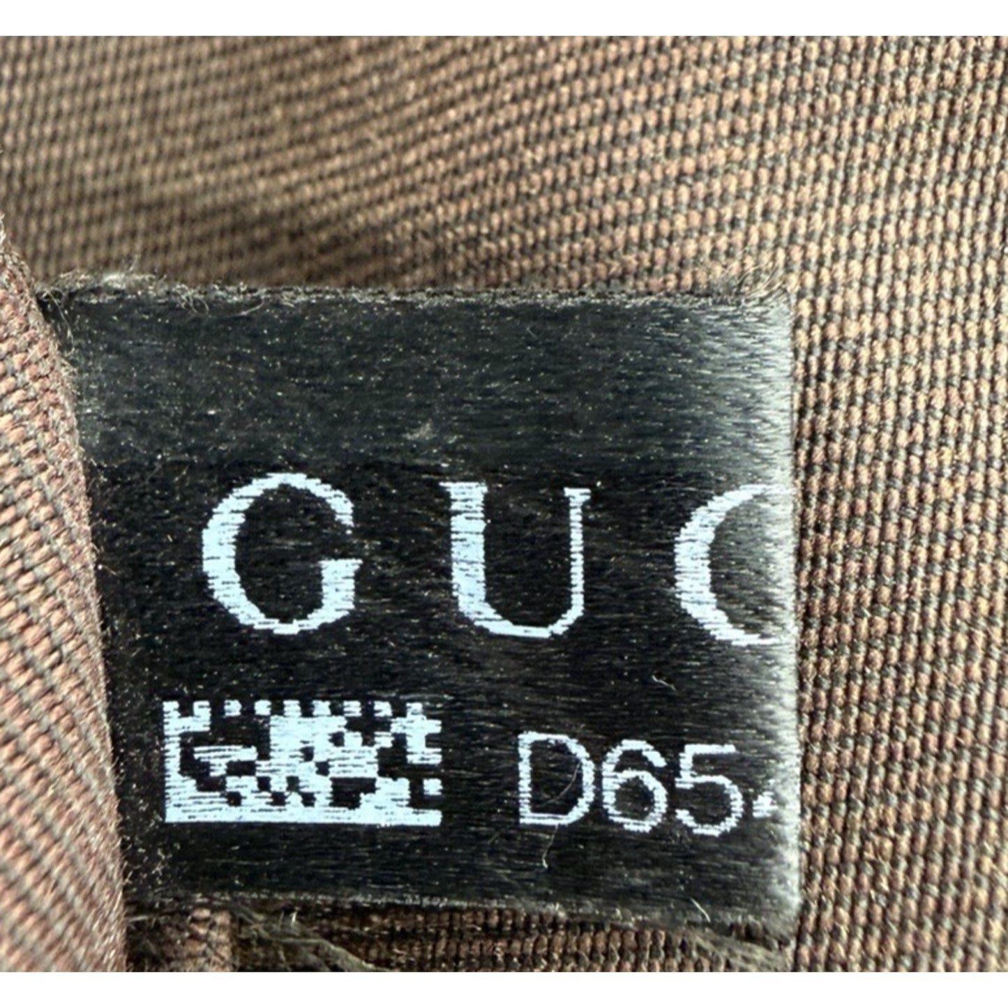 Gucci GG Plus Monogram Messenger Bag in Beige & Dark Brown Coated Canvas S11