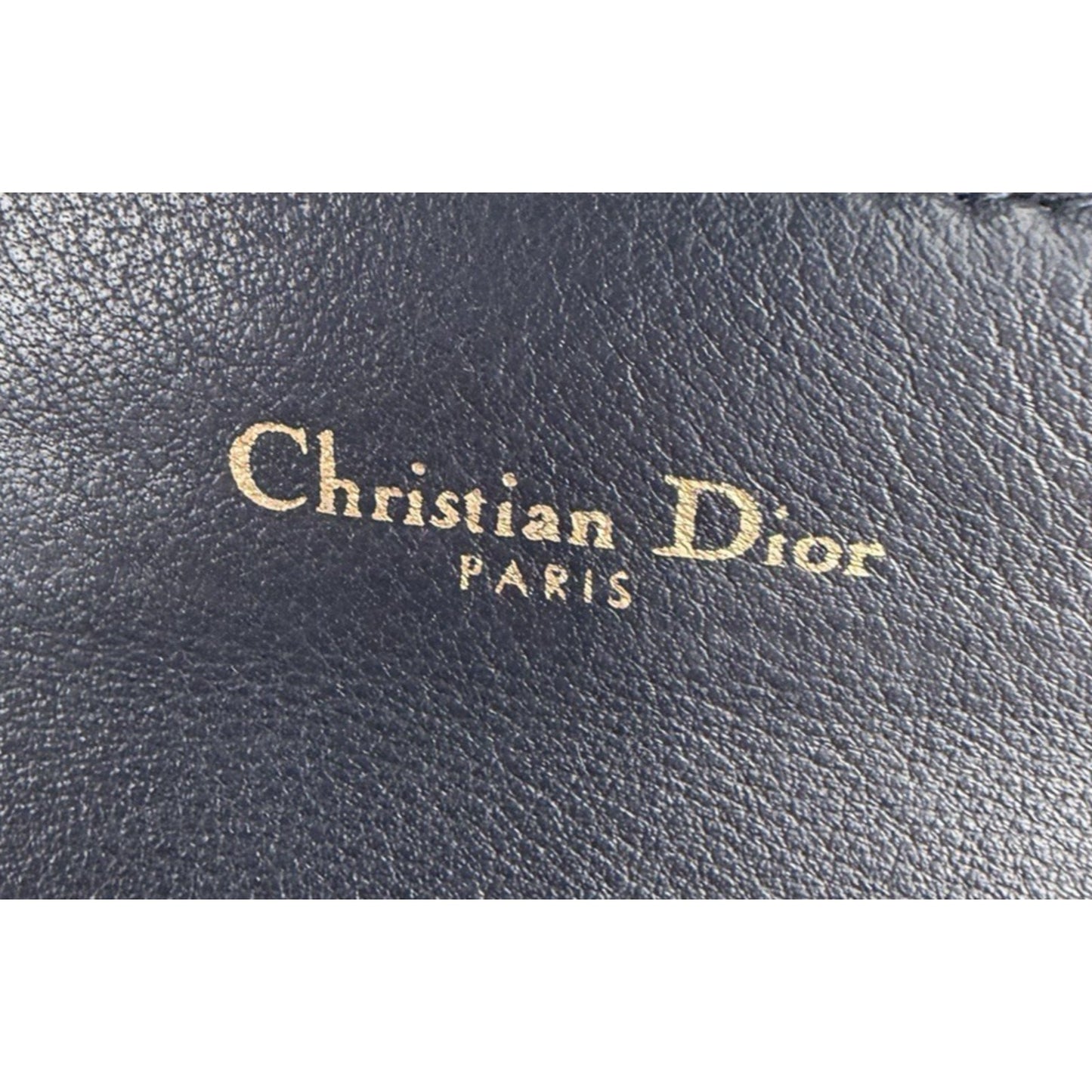 Christian Dior Saddle Lotus Card Holder Wallet in Blue Oblique Jacquard K-3