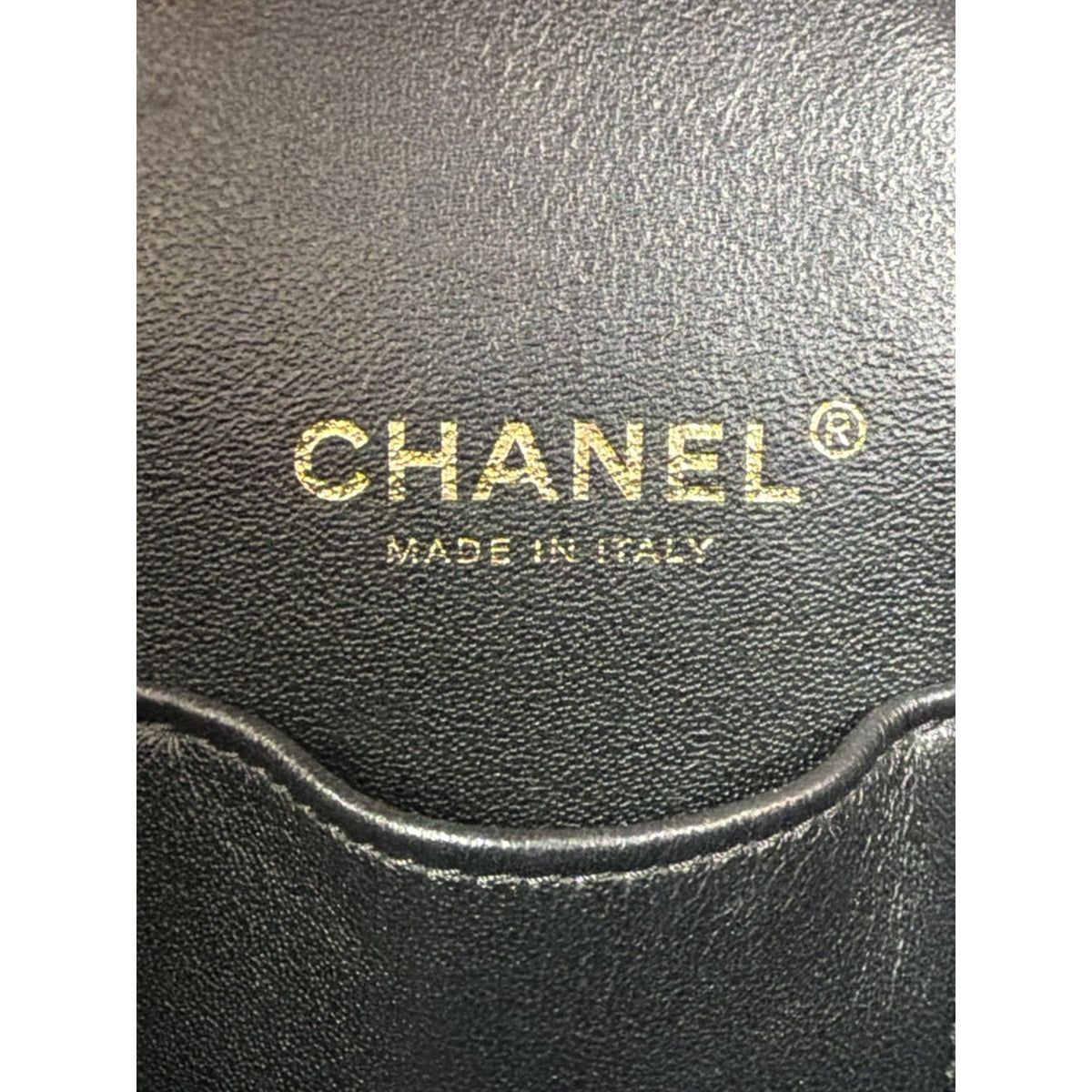 Chanel Vanity Case Top Handle Crossbody Bag Black Quilted Caviar Leather NFC F3