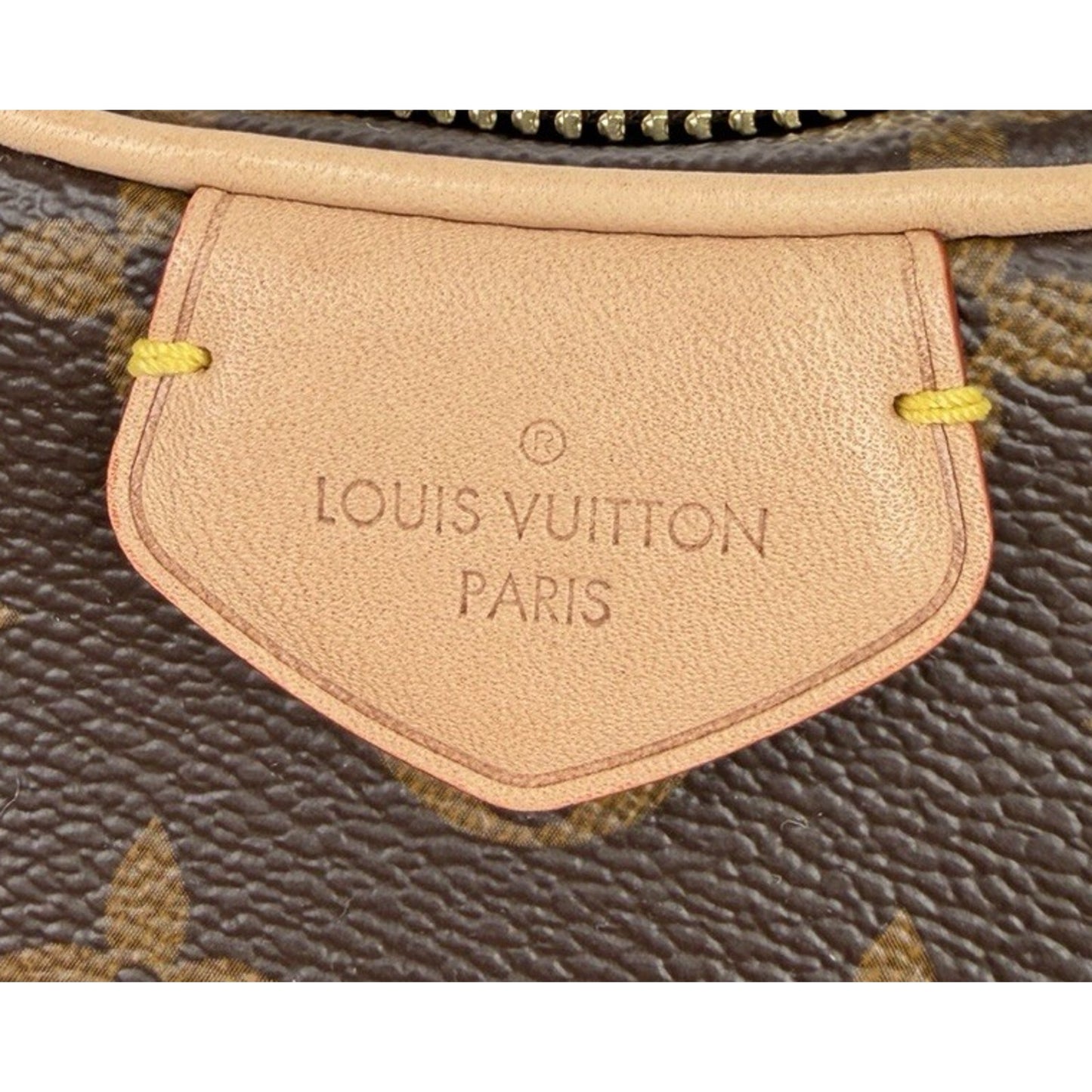 Louis Vuitton Croissant MM Bag in Brown LV Monogram Coated Canvas NFC B-5