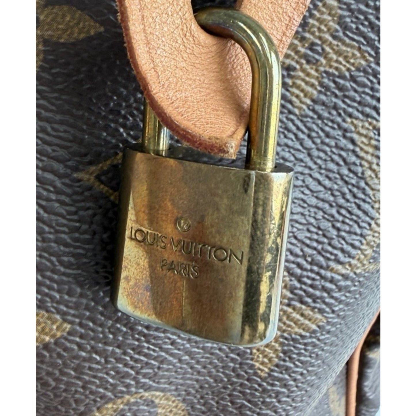 Louis Vuitton Speedy 25 Bag in Brown Coated Canvas Monogram 2019 E-1