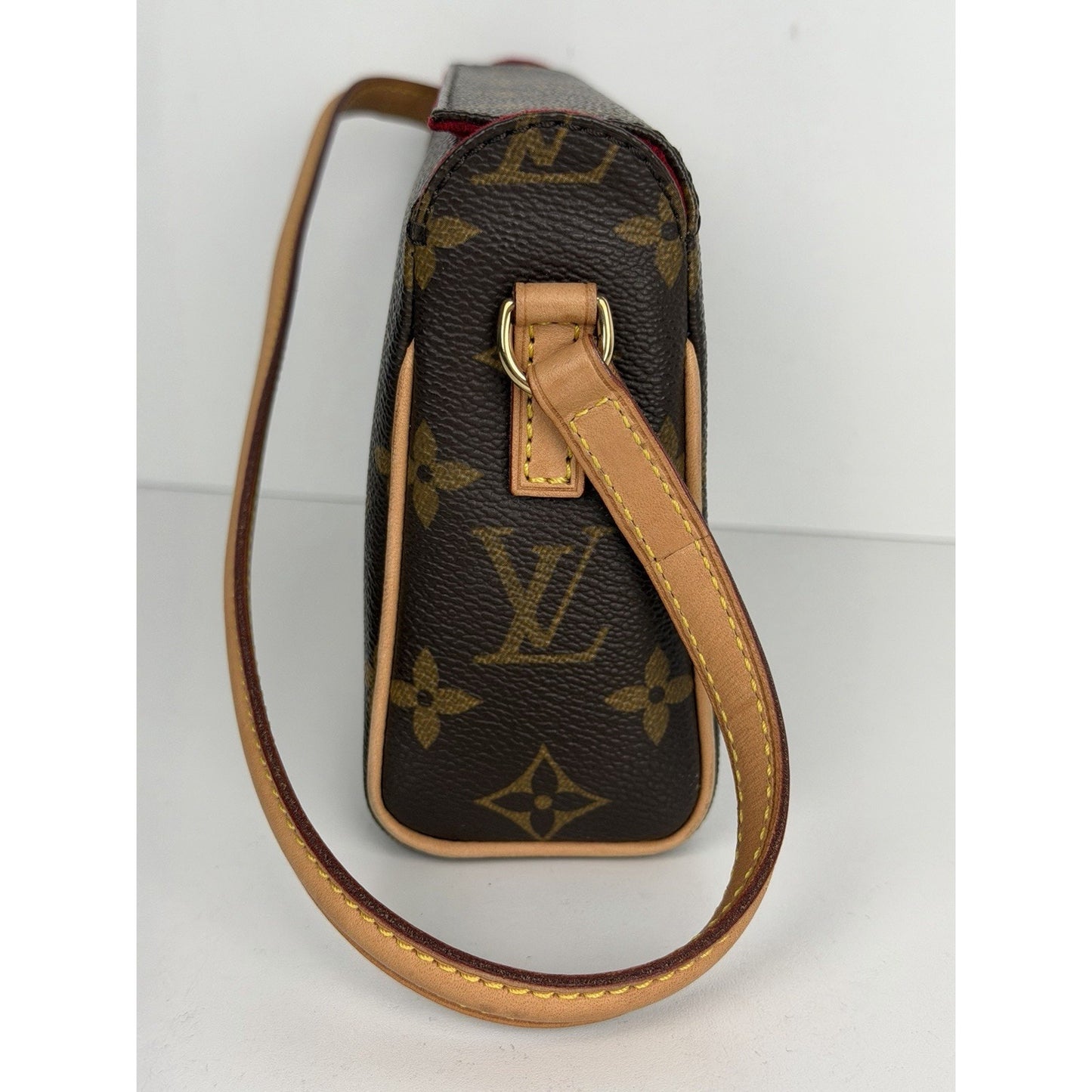 Louis Vuitton Recital Shoulder Bag Vintage Classic Monogram Canvas 2002 S15