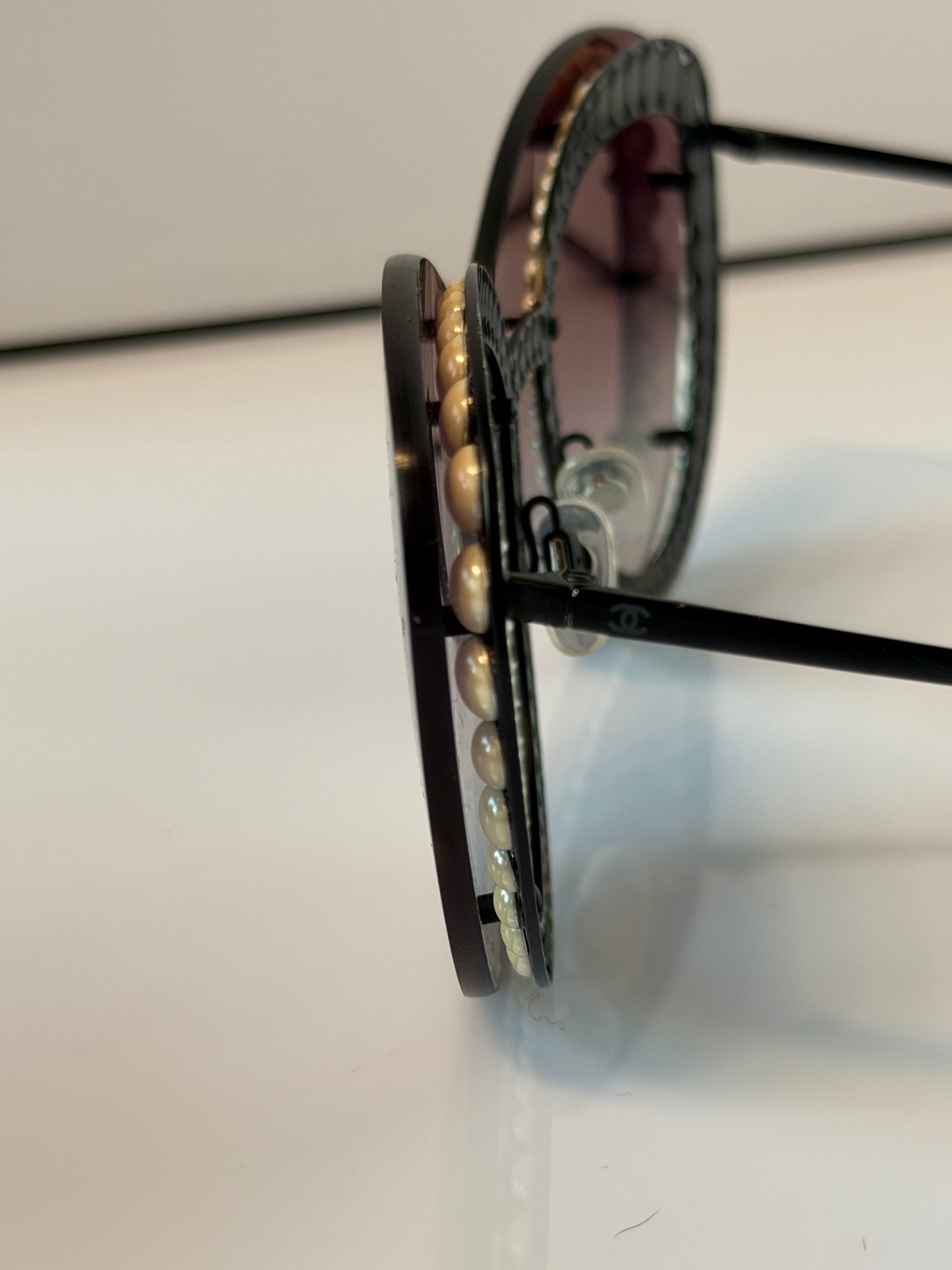 Chanel Interlocking CC Logo Oversize Sunglasses 4236
