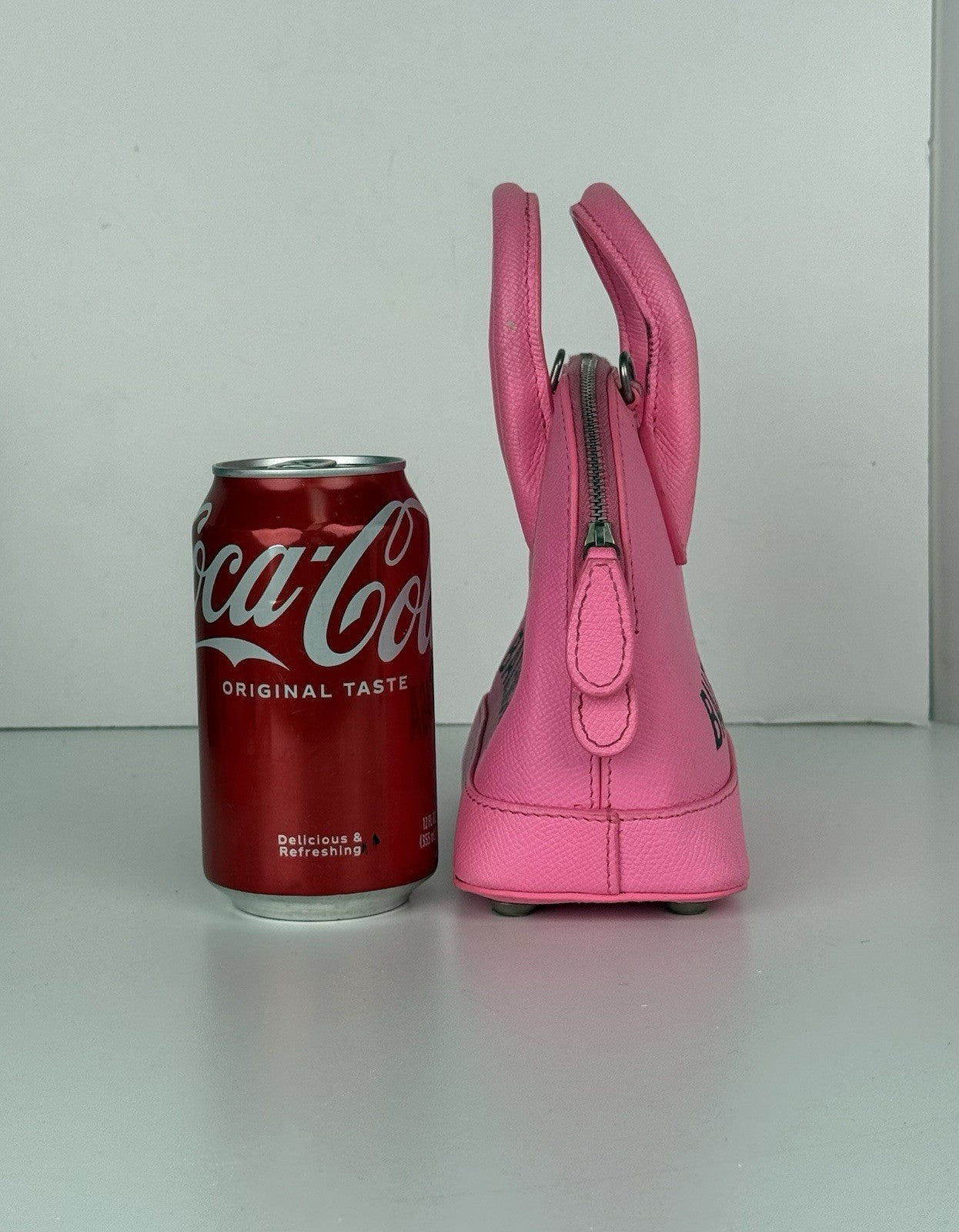 Balenciaga Ville XXS Top Handle Women's Bag in Pink Leather