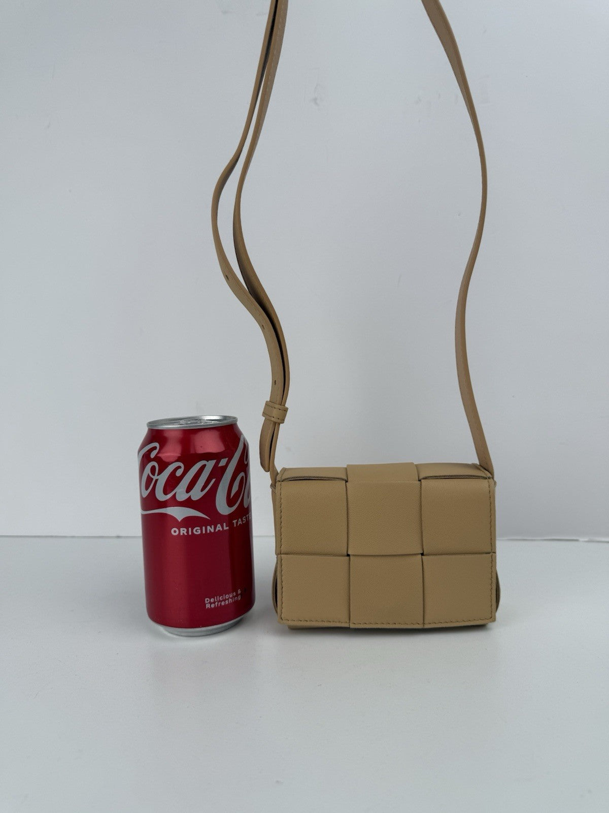 Bottega Veneta Lambskin Maxi Intreccio Candy Cassette Crossbody Bag