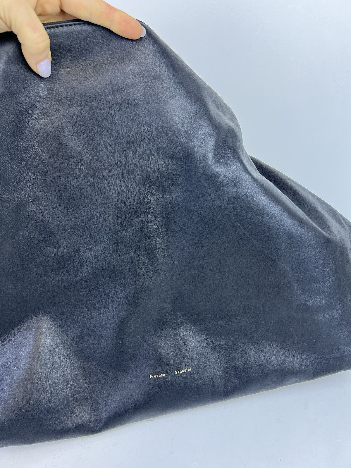 Proenza Schouler Black Leather Shoulder Bag 