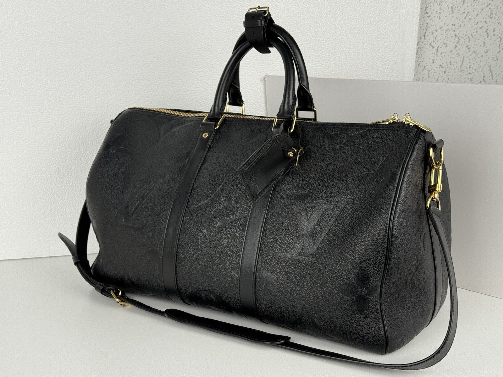 LOUIS VUITTON Monogram Amplant Keepall Bandouliere 45cm