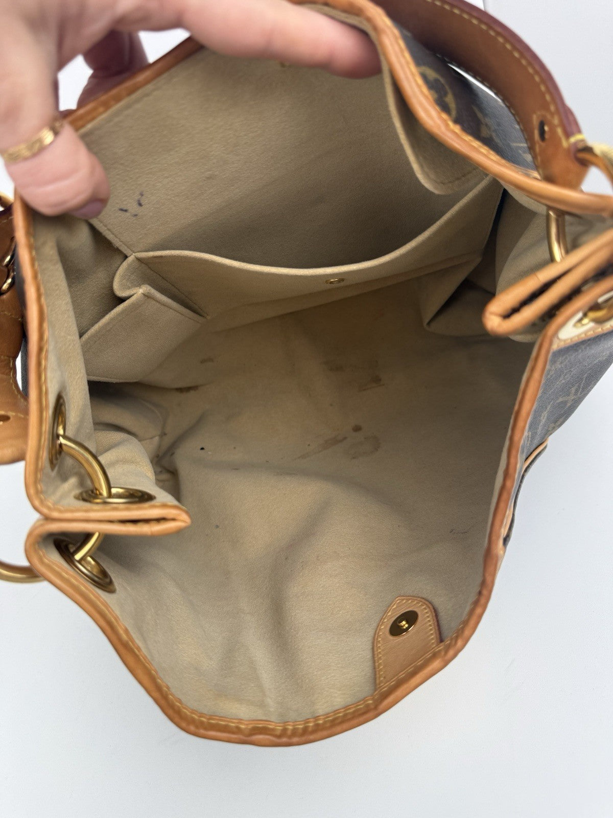 Louis Vuitton Galliera Handbag Monogram Canvas PM Bag