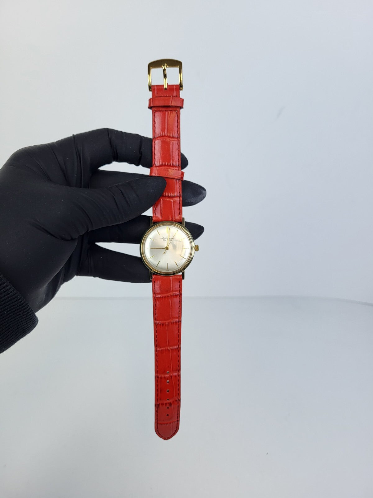 Jules Jürgensen Classic Vintage 14k Solid Gold Besel Women's Watch 