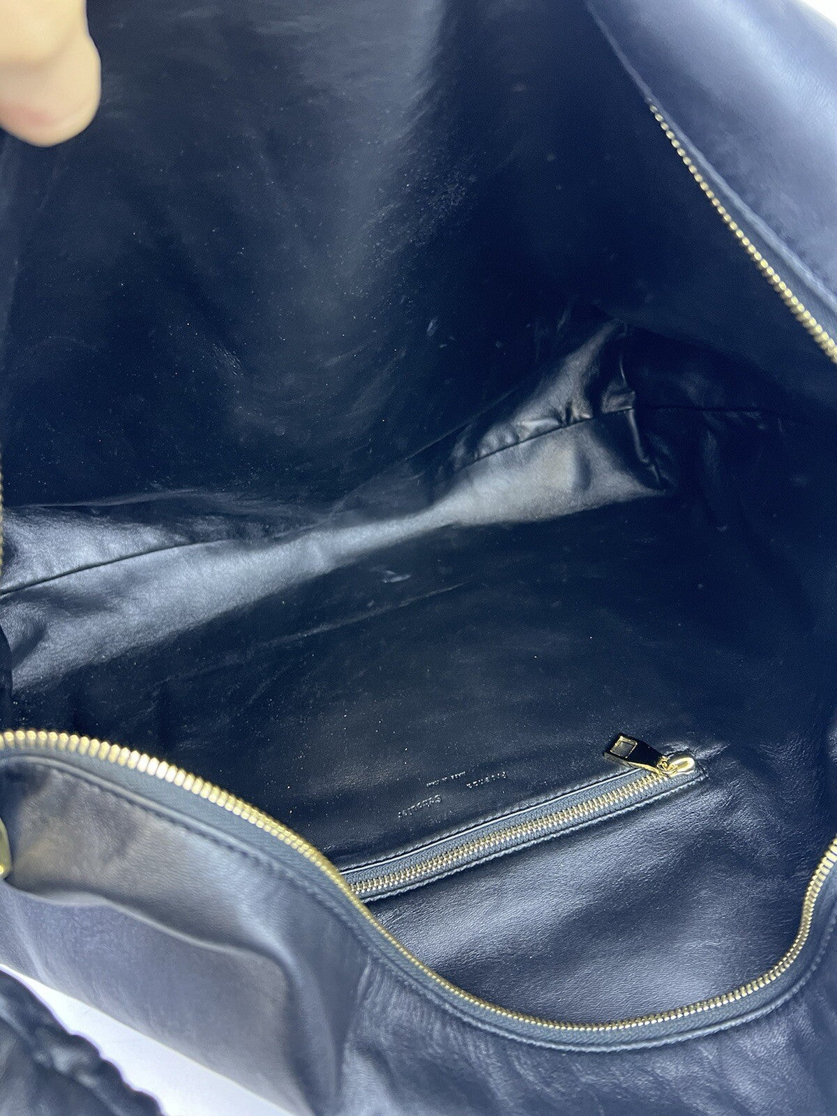 Proenza Schouler Black Leather Shoulder Bag 