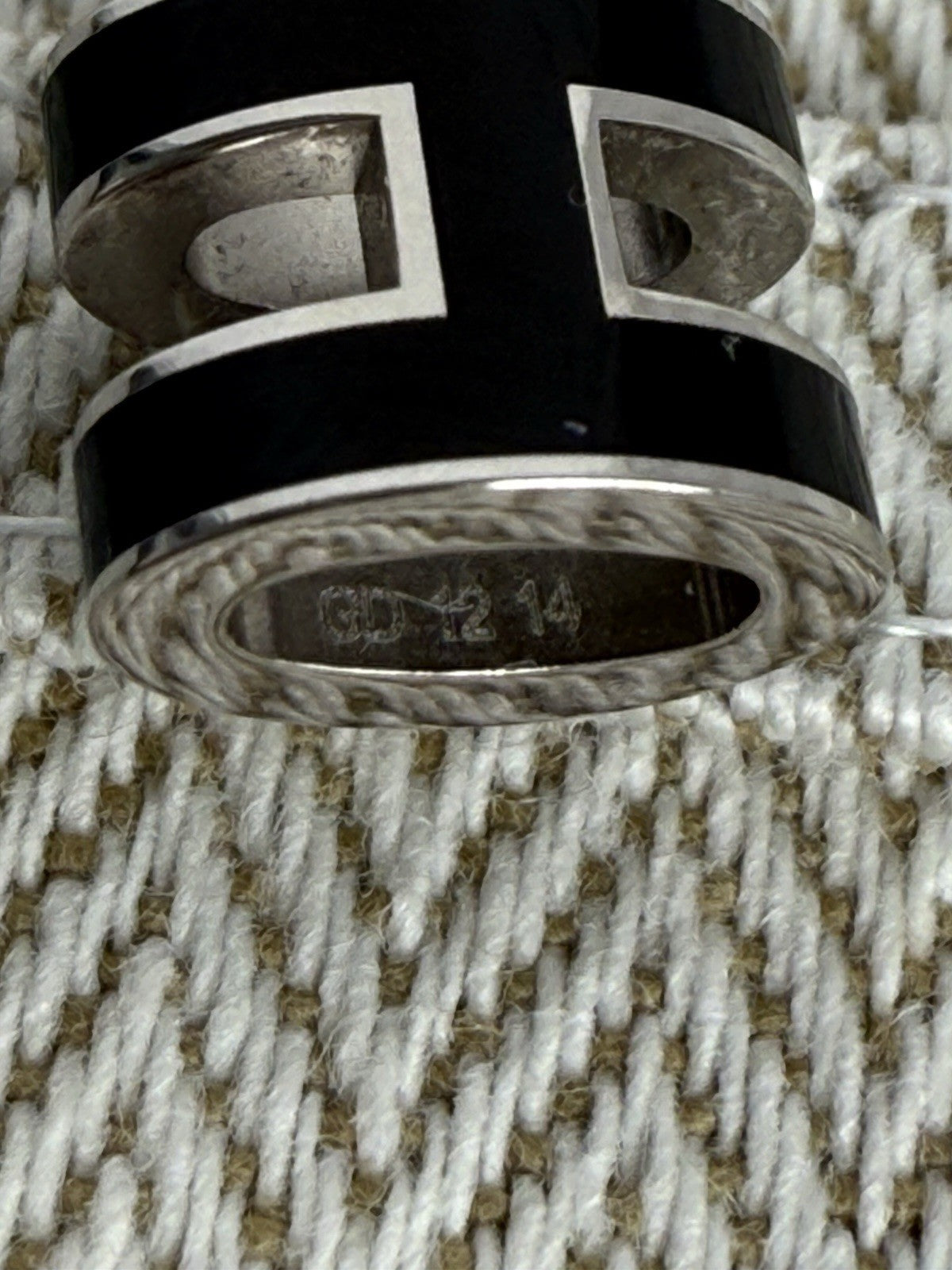 Hermes Mini Pop H Pendant Noir
