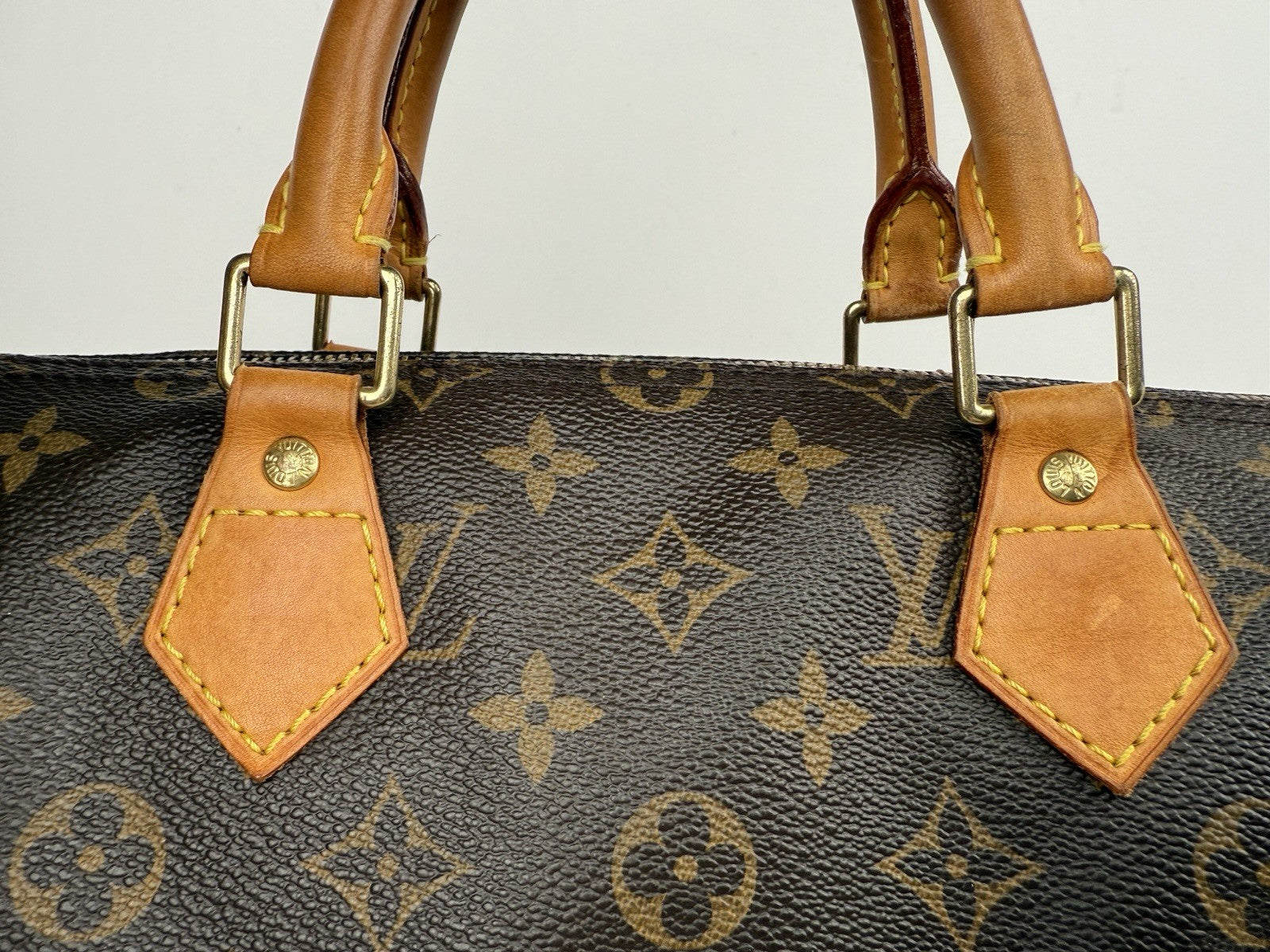 Louis Vuitton Speedy Duffle 35 Brown Canvas Monogram Bag