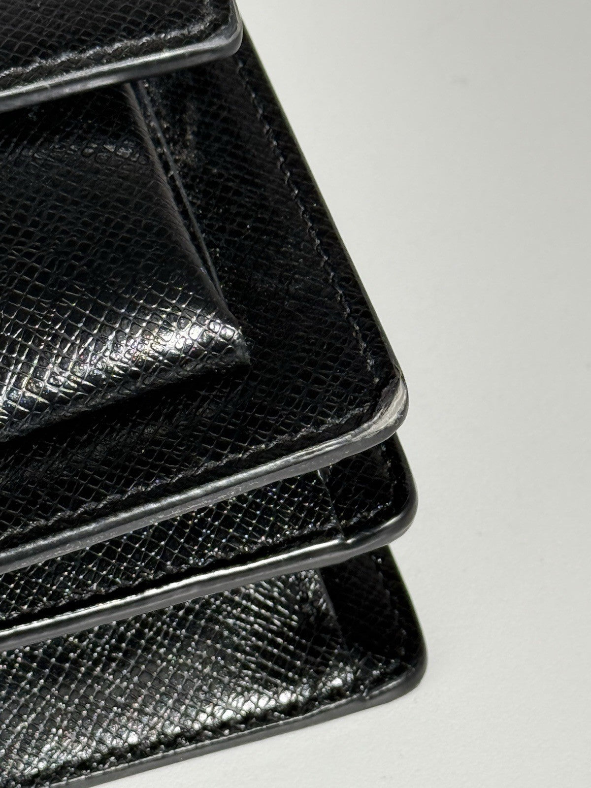Saint Laurent Black Leather Medium Sunset Chain Shoulder Bag