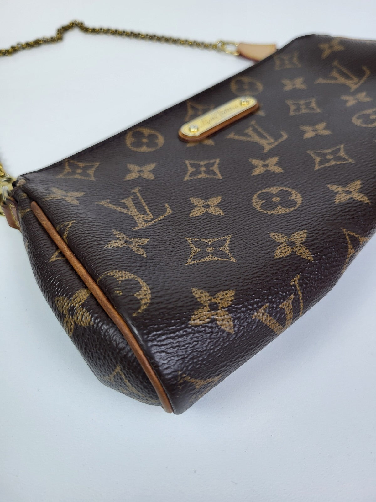 Louis Vuitton Eva Shoulder Bag LV Monogram Canvas Chain Pouch 