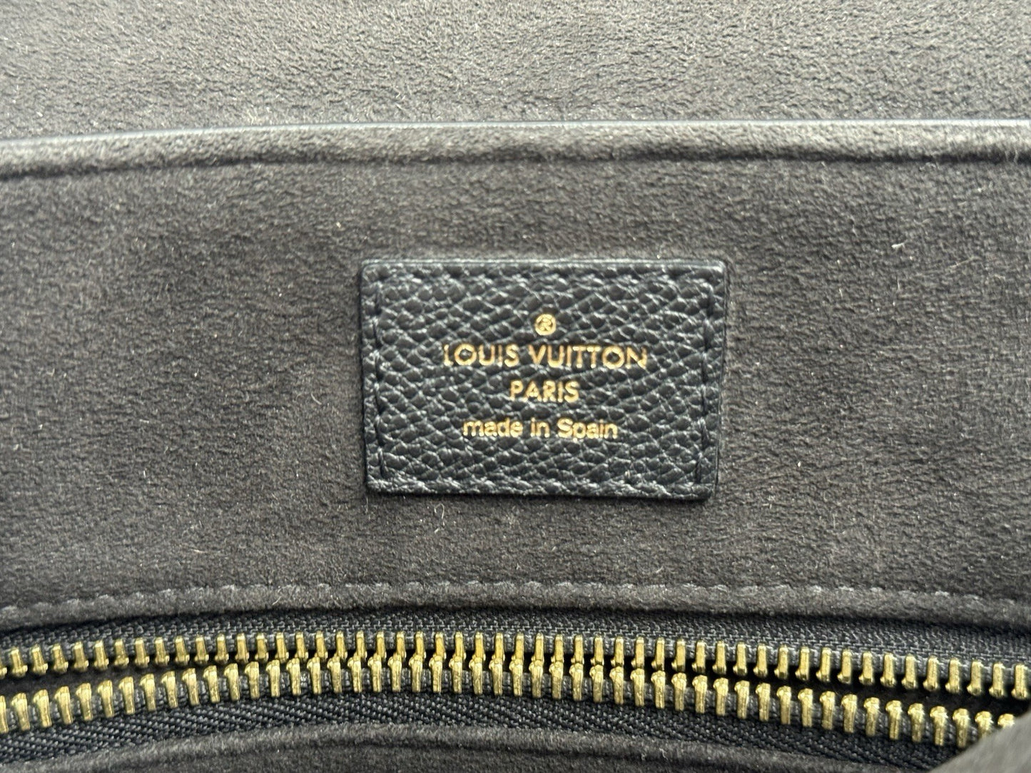 Louis Vuitton Black Monogram Empreinte Leather Georges BB Bag
