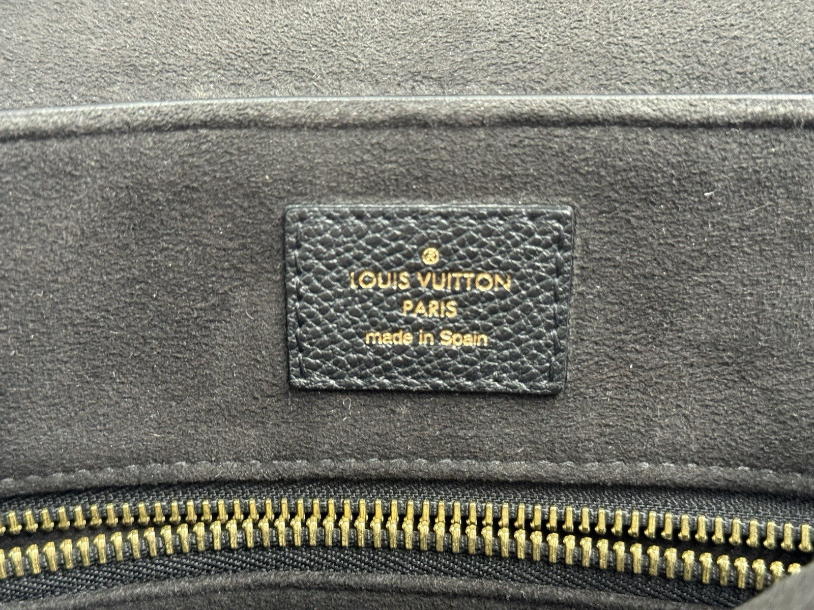 Louis Vuitton Black Monogram Empreinte Leather Georges BB Bag