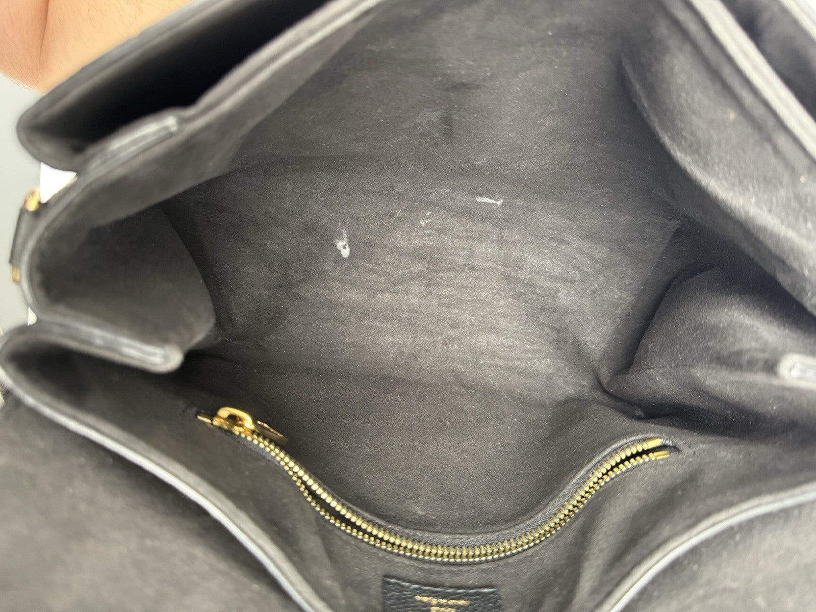 Louis Vuitton Black Monogram Empreinte Leather Georges BB Bag