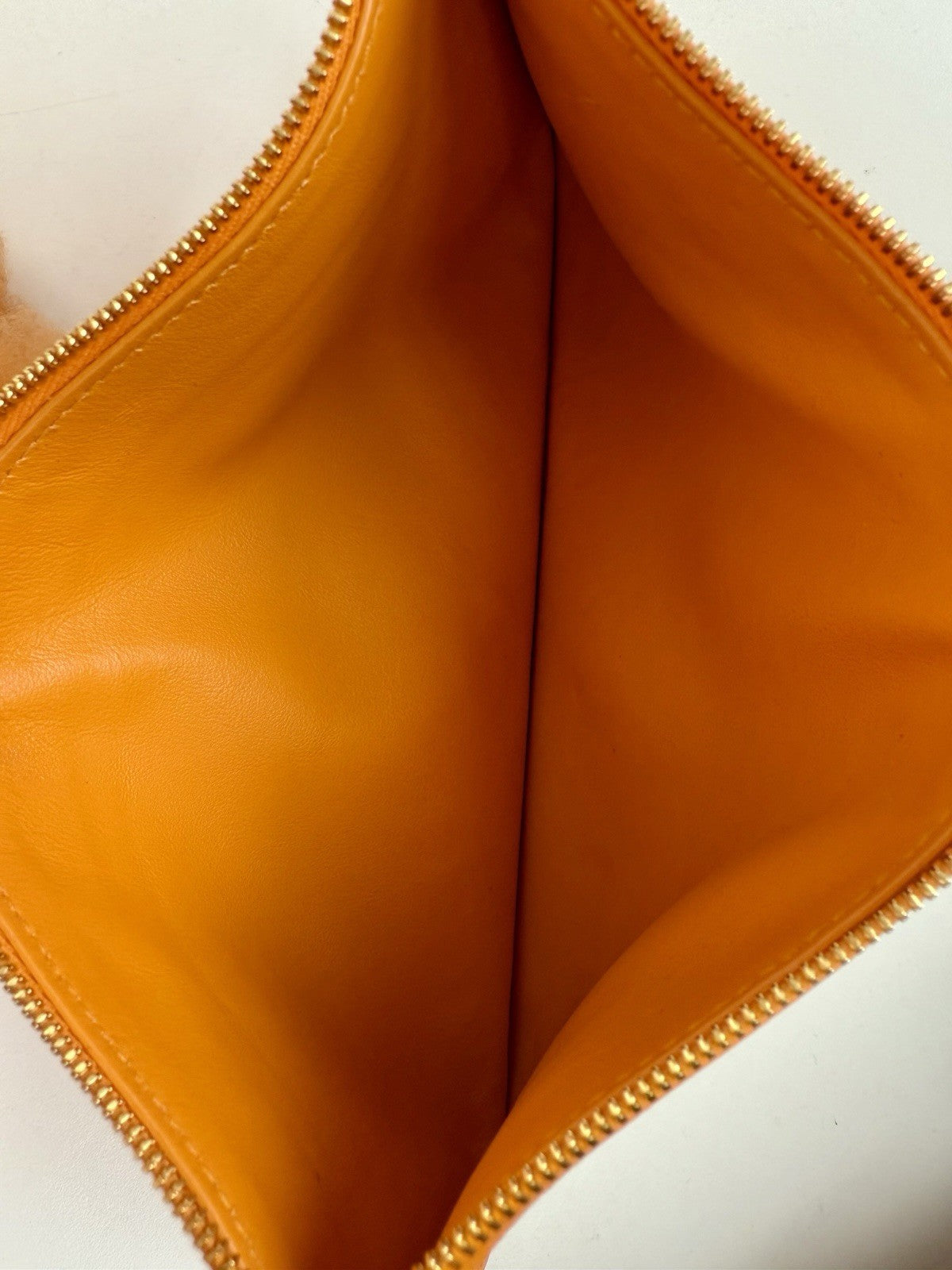 RRP $4100 Bottega Veneta Arco Medium Intrecciato Shearling Tote