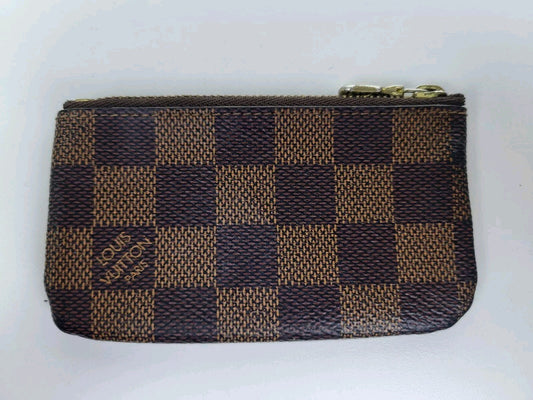 Louis Vuitton Damier Ebene Coin Purse / Key Pouch 