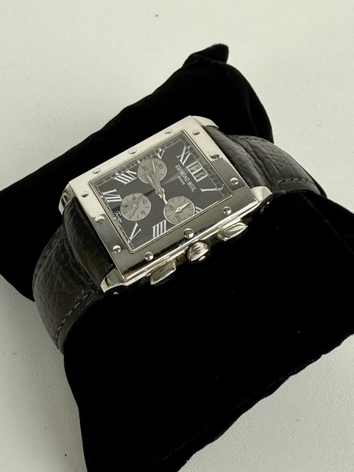 Raymond Weil - Tango Chronograph 4881 With Black Leather Strap 37 MM