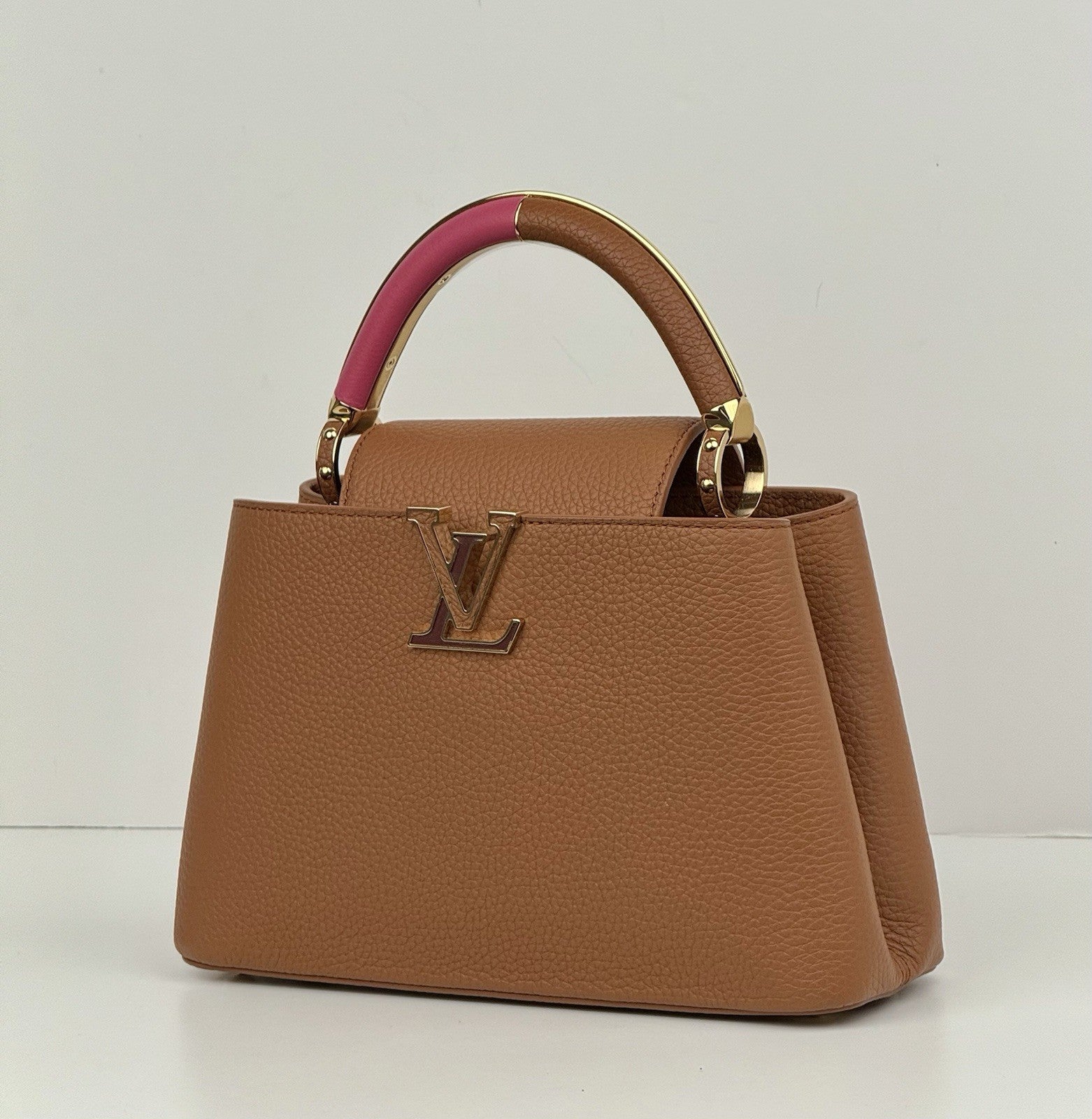 Louis Vuitton Capucines BB Brown Top Handle Bag