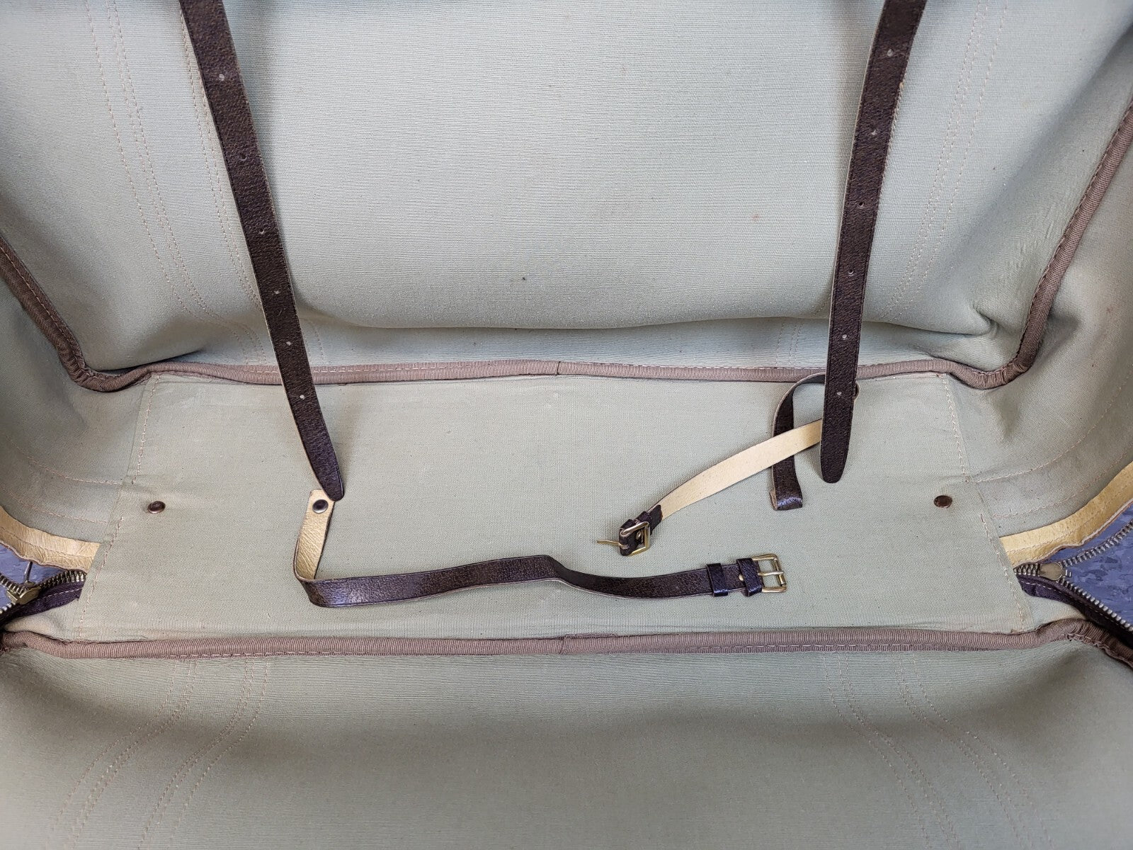 Gucci Vintage Travel Bag Suitcase Monogram Brown Canvas