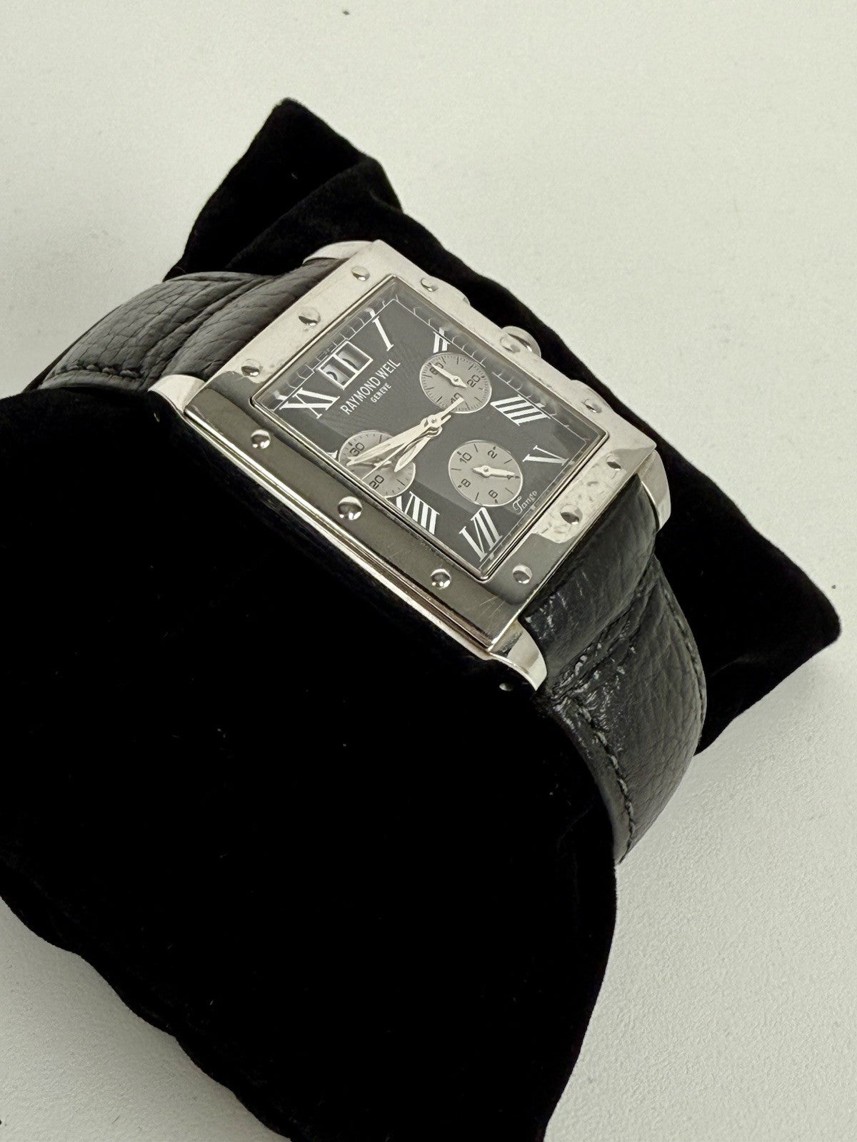 Raymond Weil - Tango Chronograph 4881 With Black Leather Strap 37 MM