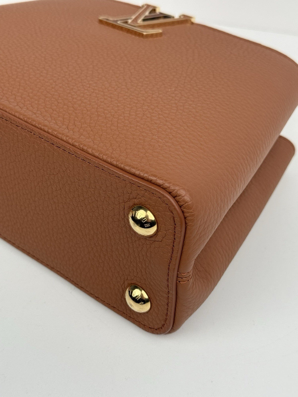 Louis Vuitton Capucines BB Brown Top Handle Bag