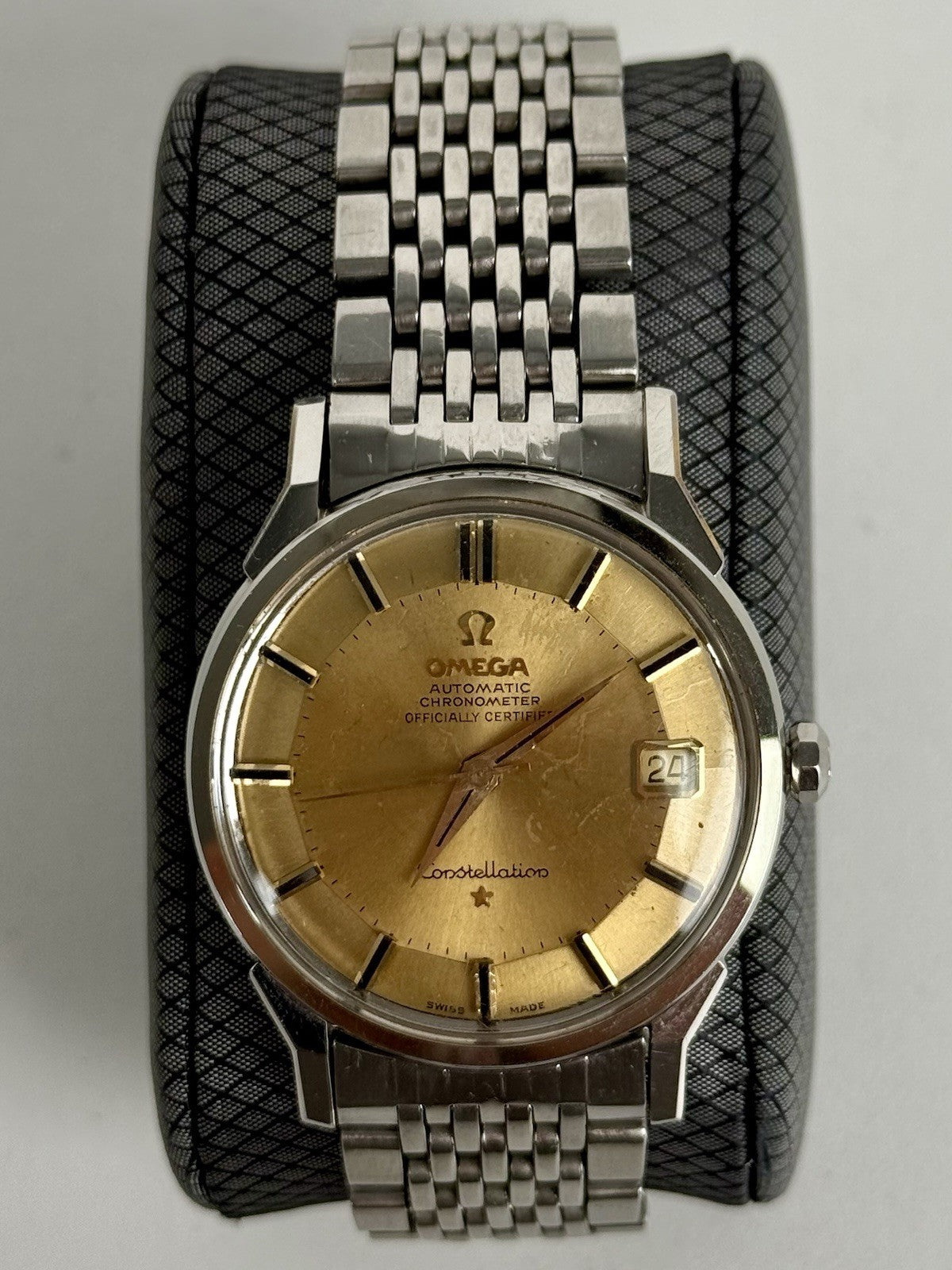OMEGA Constellation 167.005 Pie Pan Automatic 1960’s Wristwatch Mens 35mm